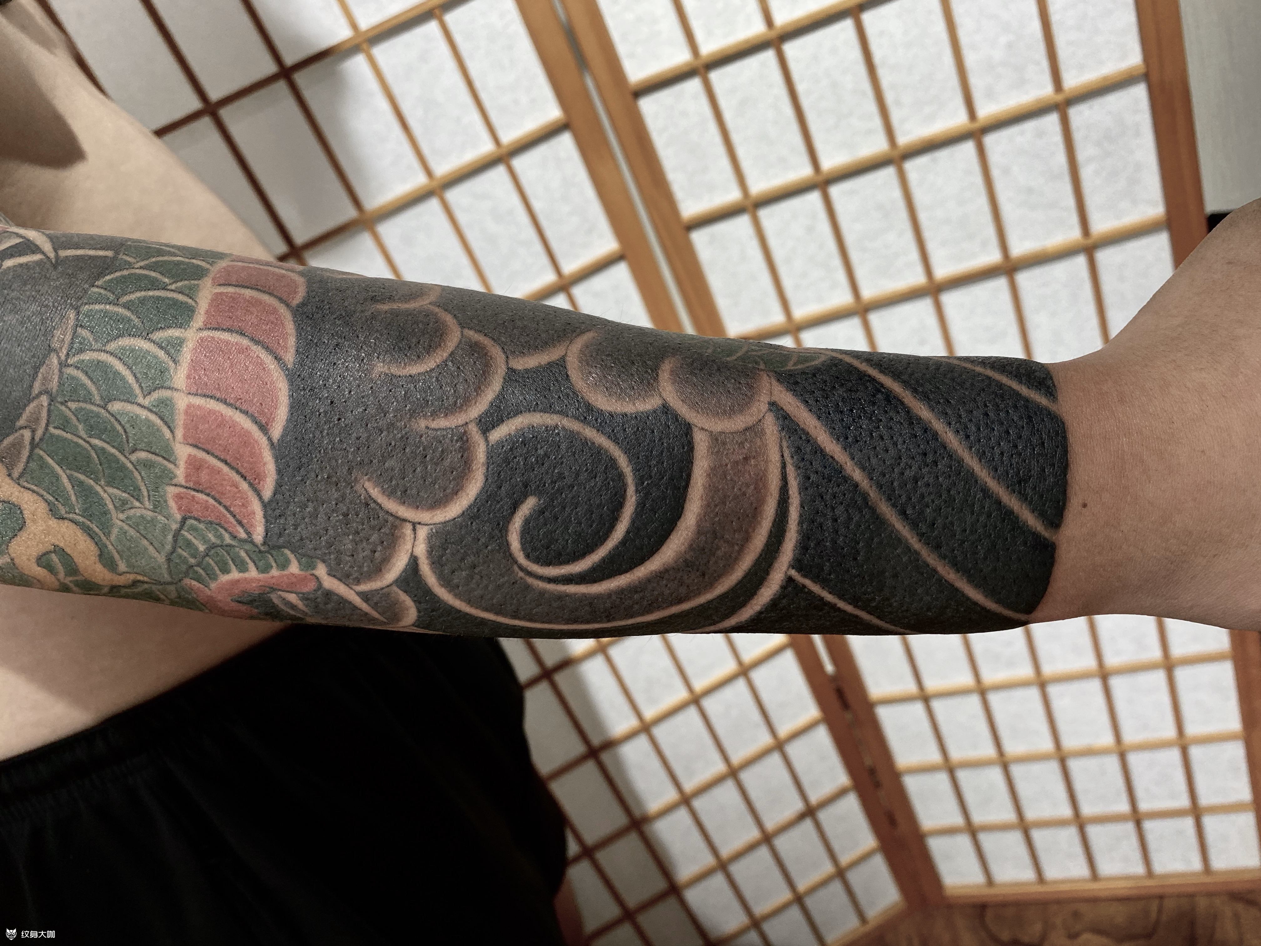 传统_纹身图案手稿图片_佰兽武·当康的纹身作品集