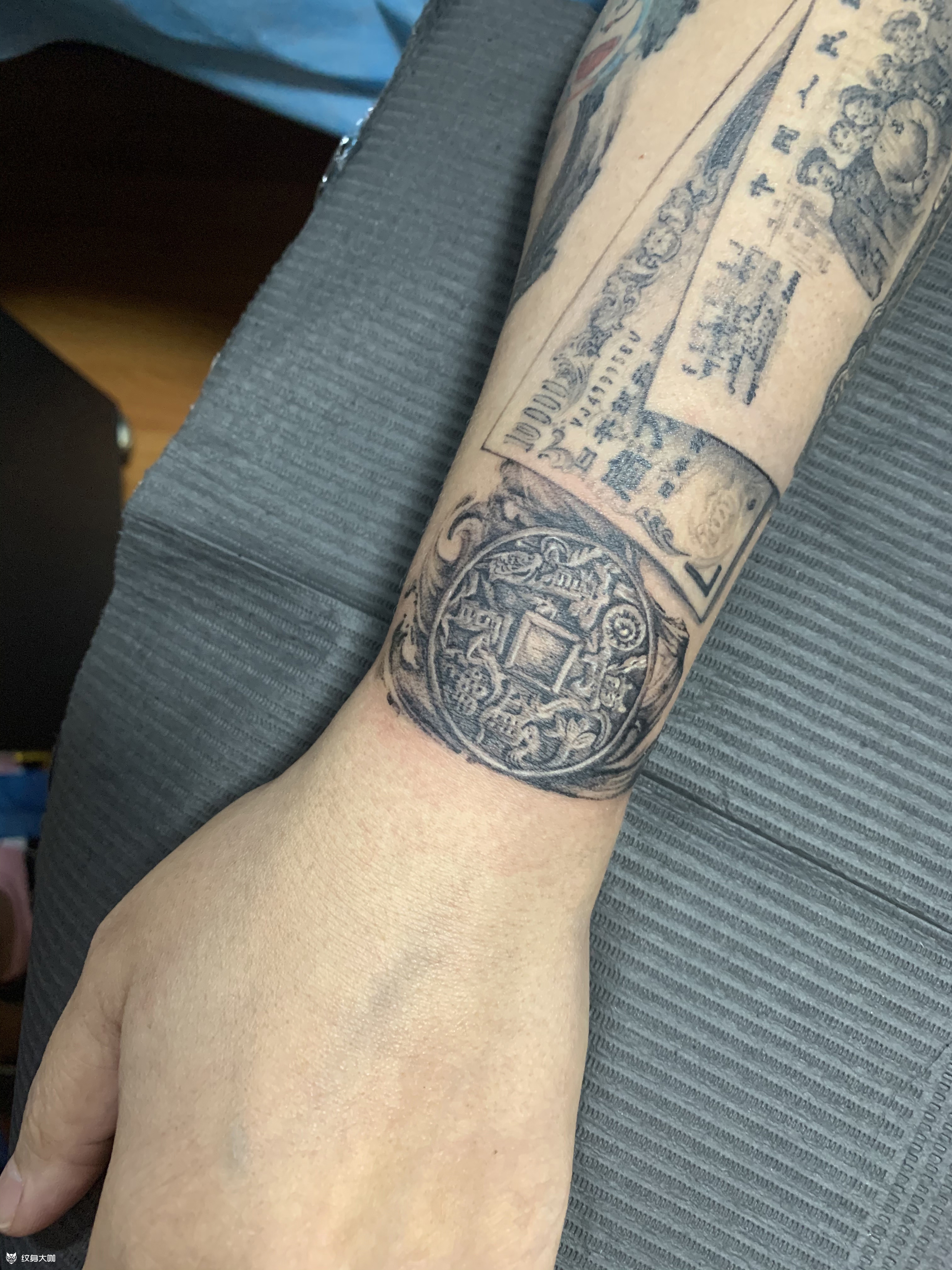 招财进宝_纹身图案手稿图片_金子的纹身作品集