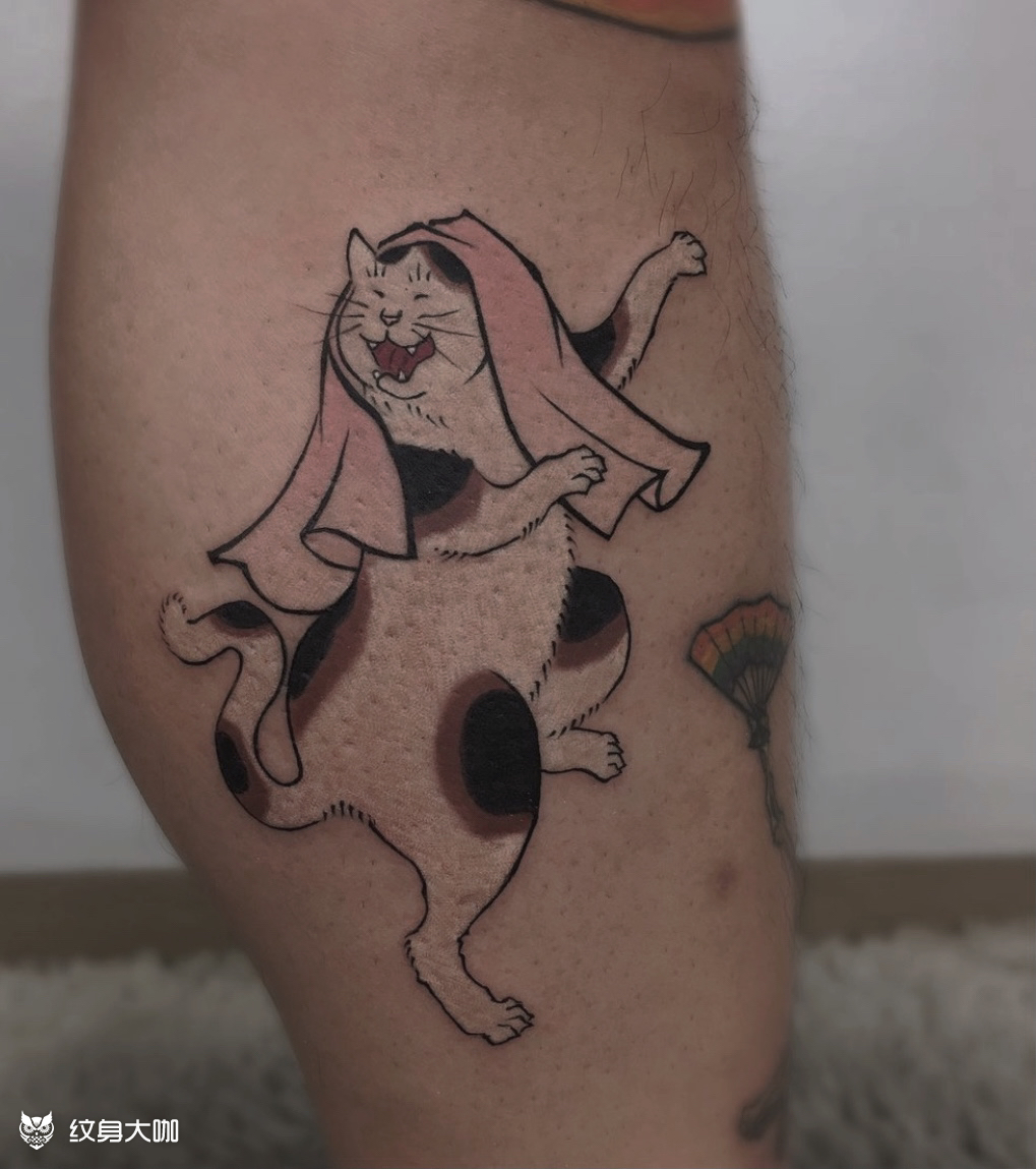日式猫_纹身吧社区 - 纹身大咖