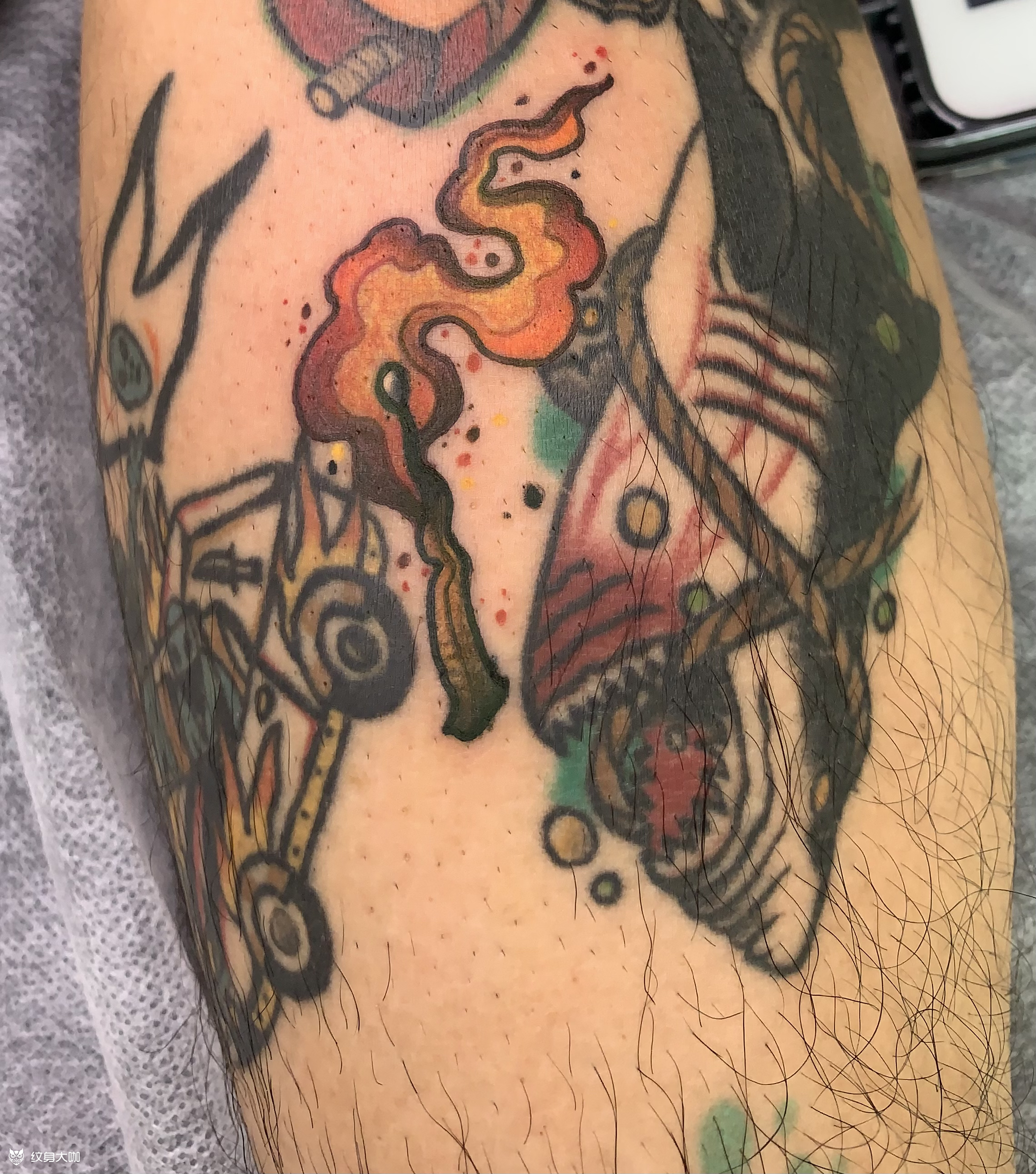 火柴_纹身图案手稿图片_yolo的纹身作品集