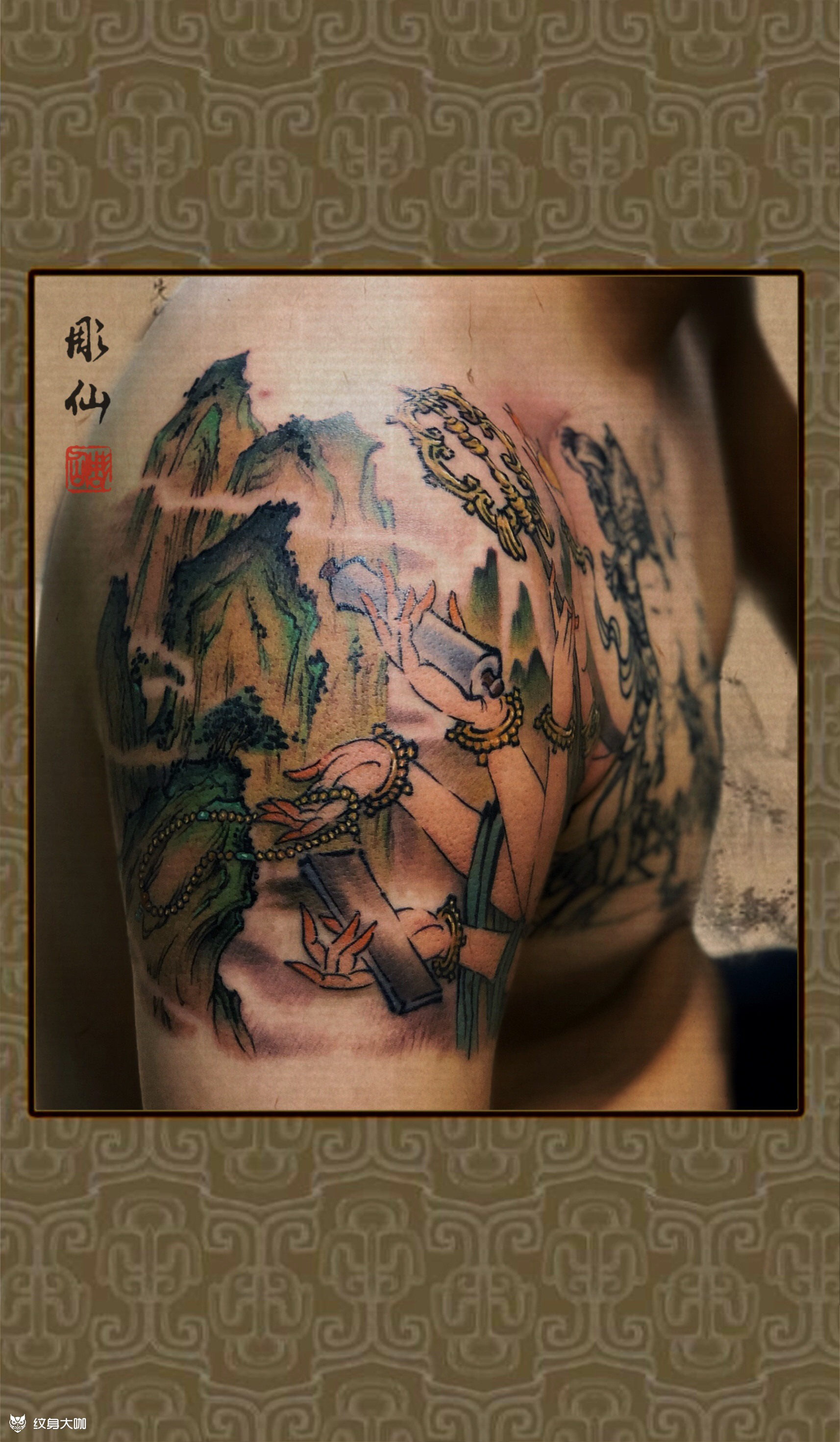 《灵山千手观音》客户想要千手_纹身吧社区 - 纹身大咖