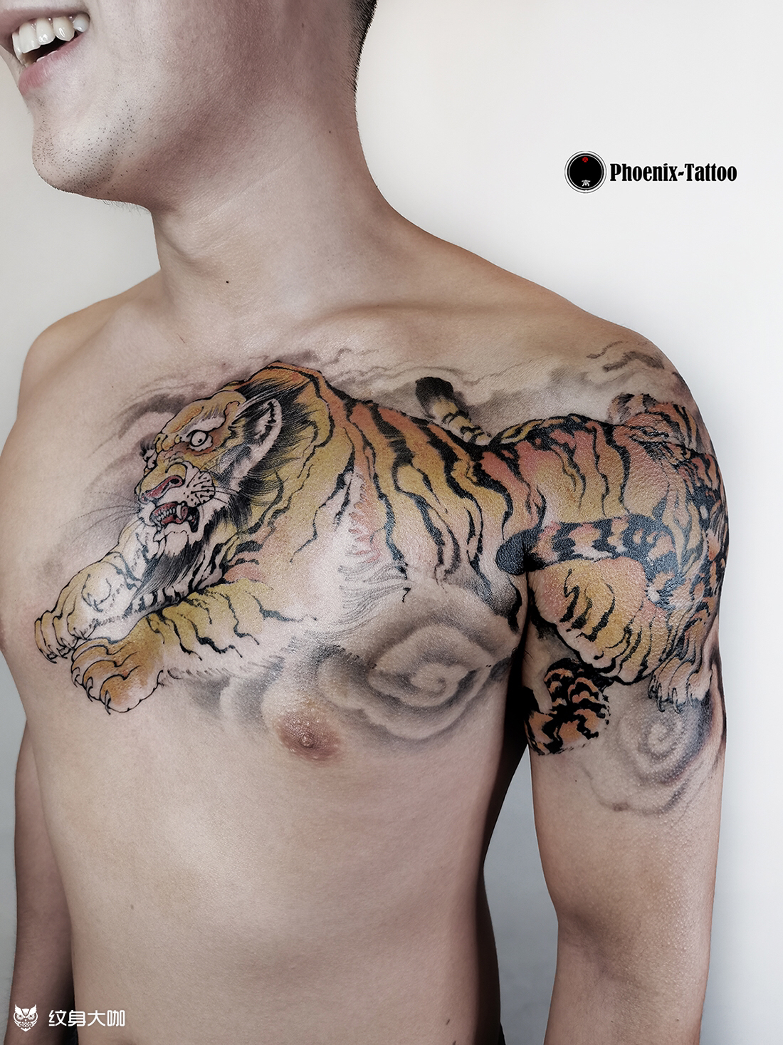 山海经之陆吾_纹身图案手稿图片_骨头的纹身作品集