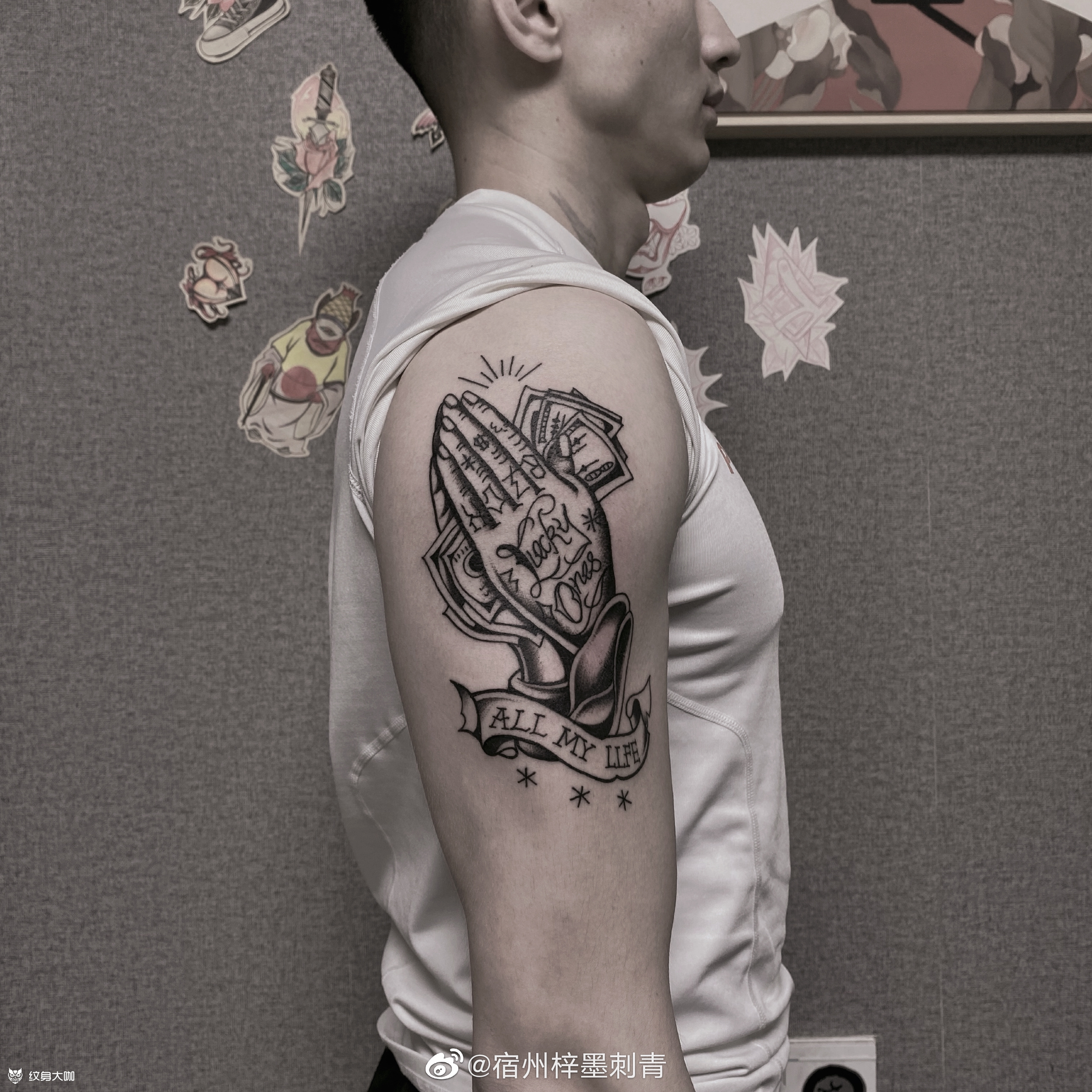 祈祷之手_纹身吧社区 - 纹身大咖