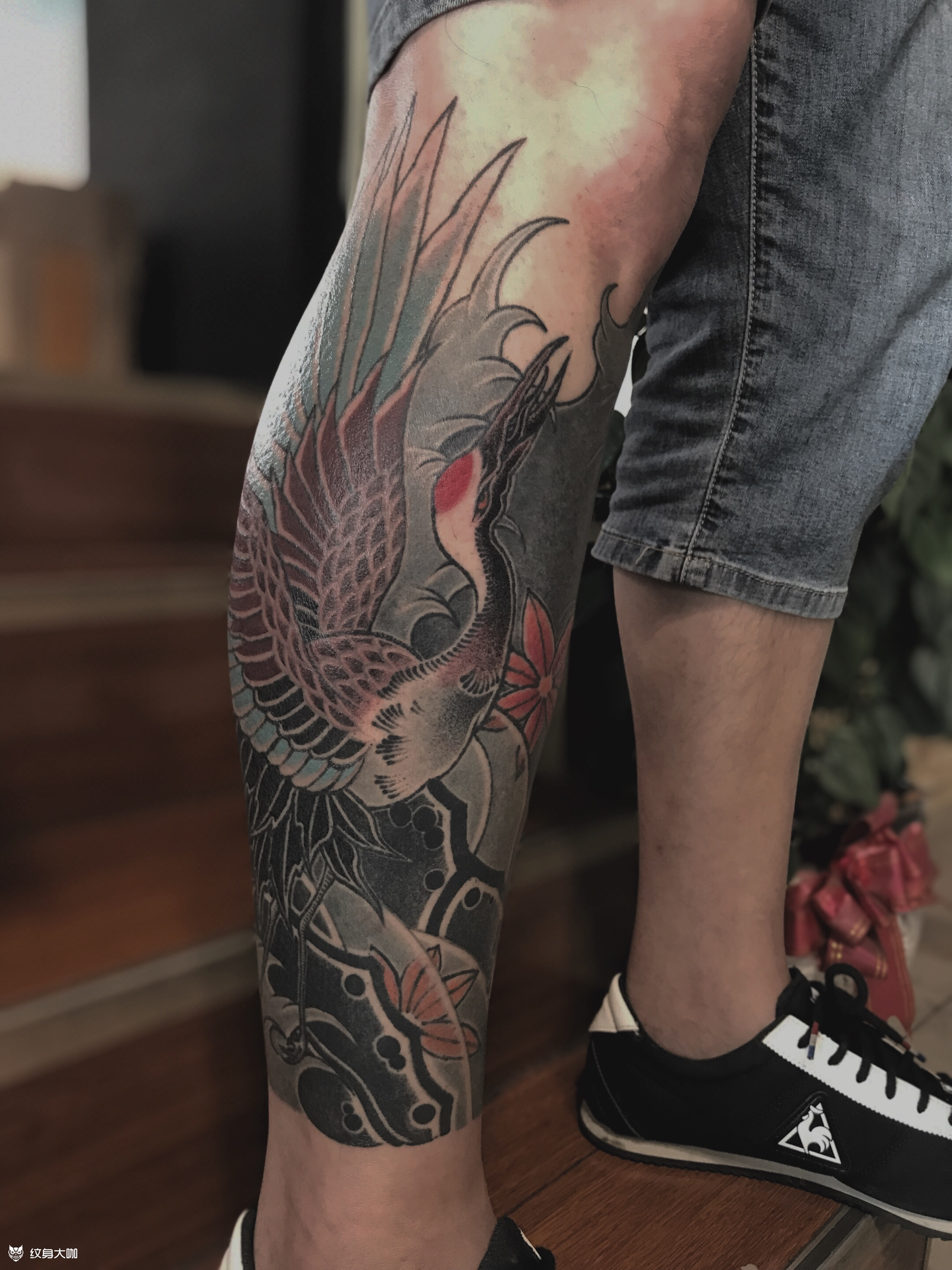 老传统包小腿_纹身吧社区 - 纹身大咖