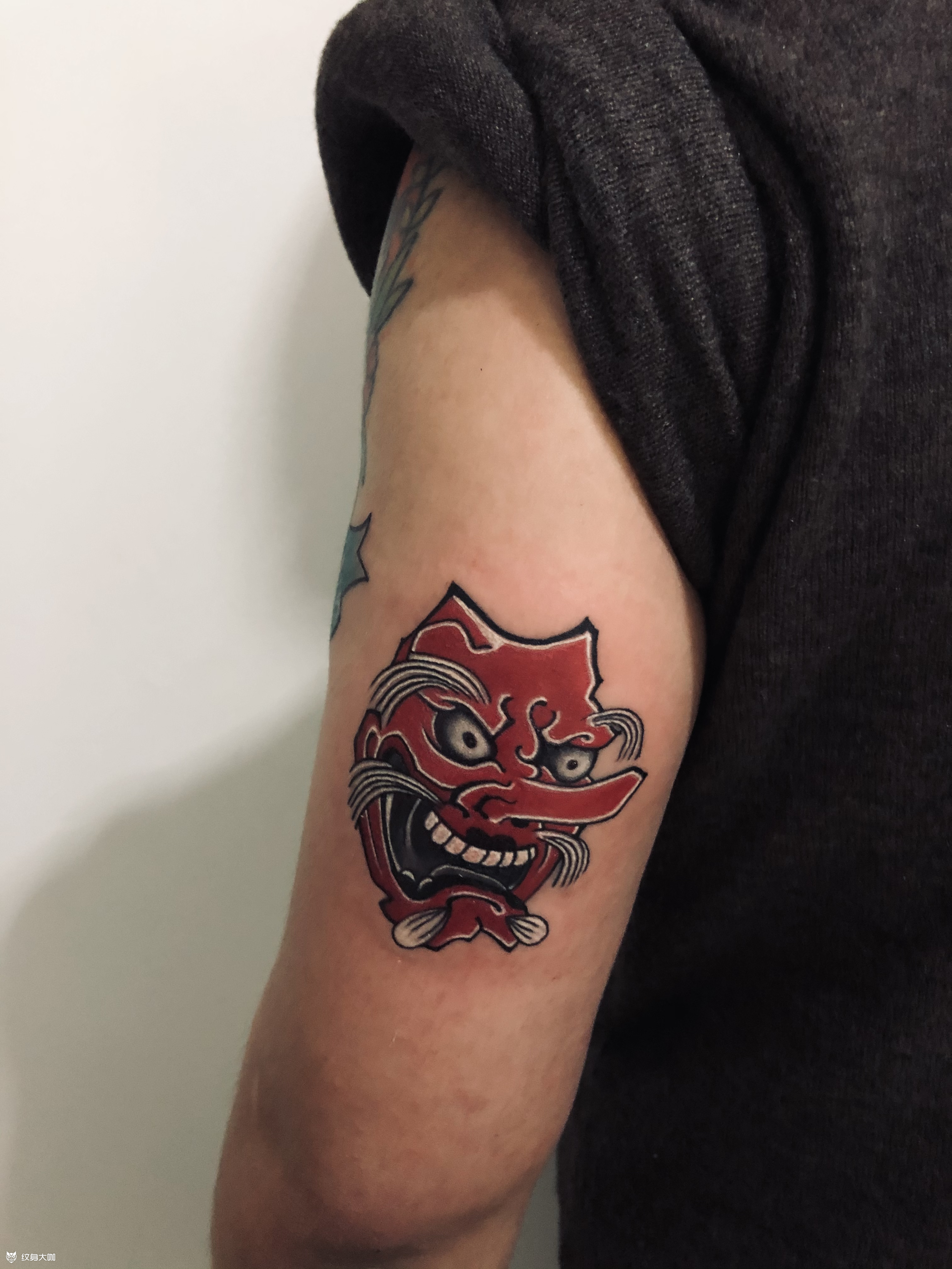 日式生首_纹身图案手稿图片_im 雪健的纹身作品集