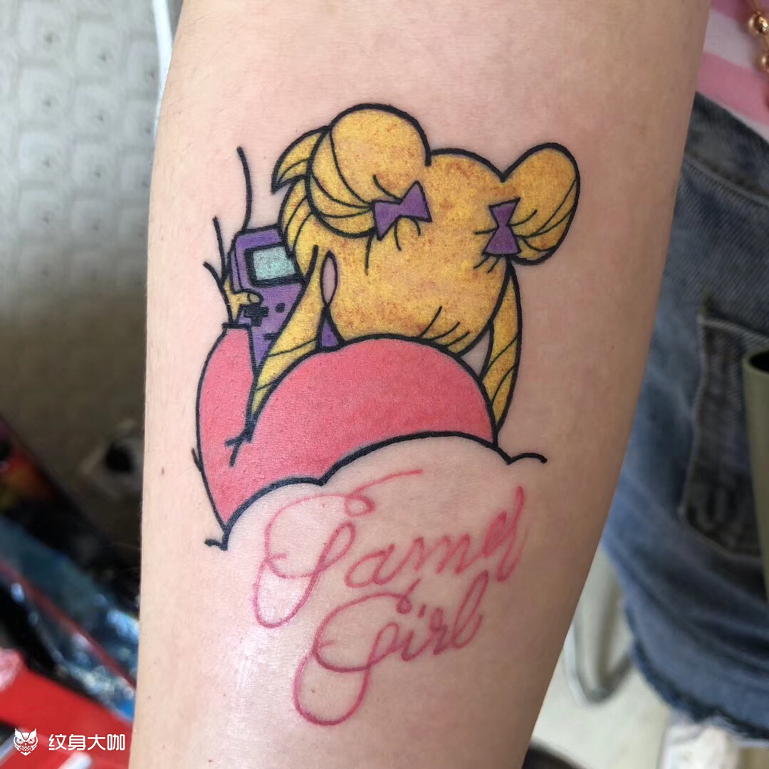 水冰月_纹身图案手稿图片_小白的纹身作品集