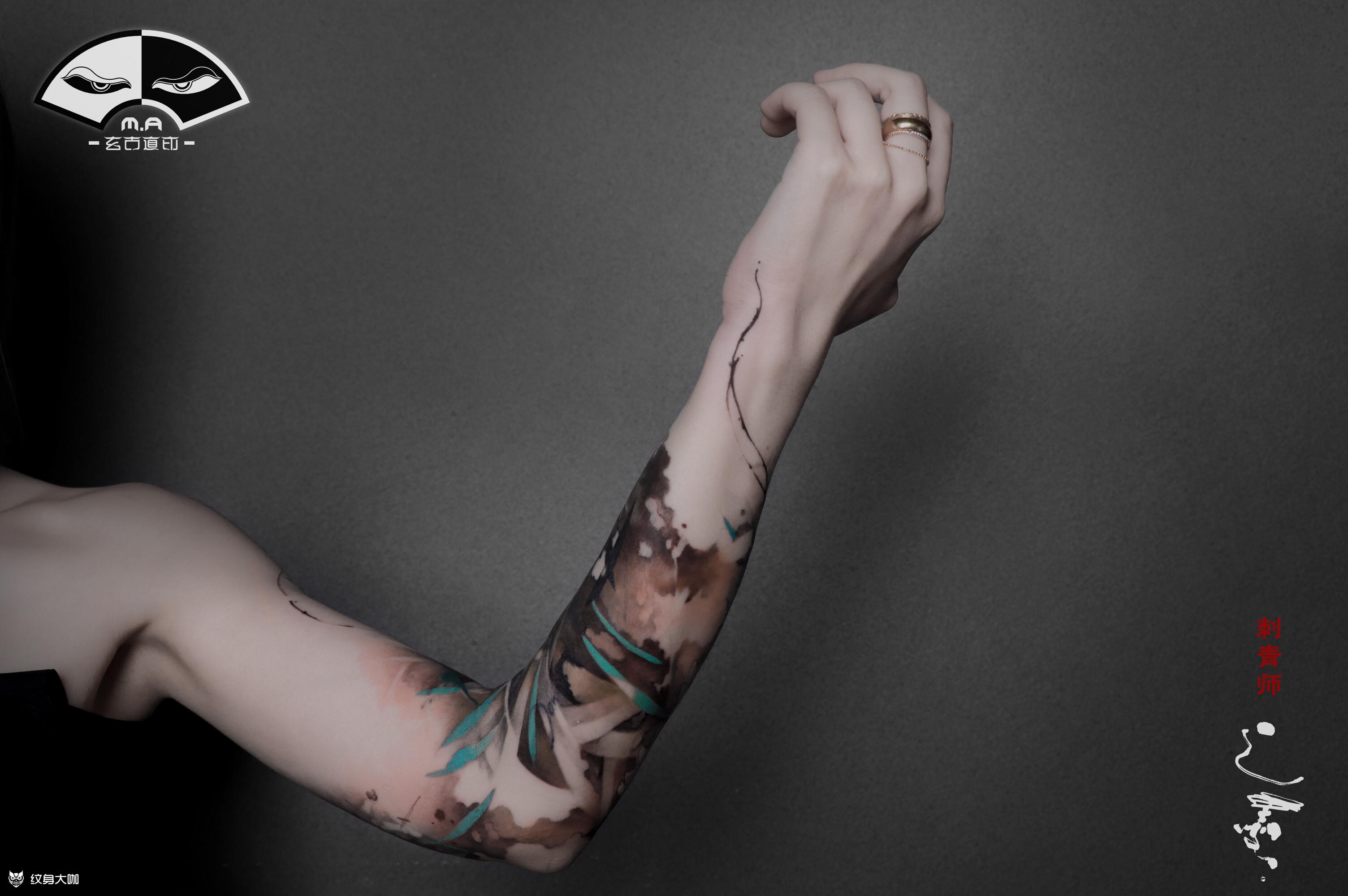 【荷花花臂合集】|古风意向风_纹身吧社区 - 纹身大咖