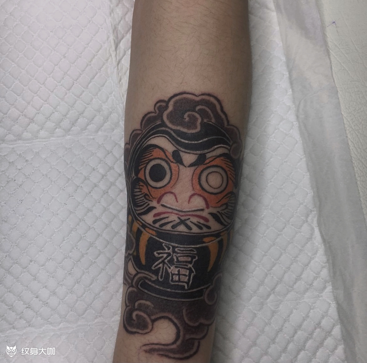传统 达摩蛋>_纹身图案手稿图片_峰子的纹身作品集