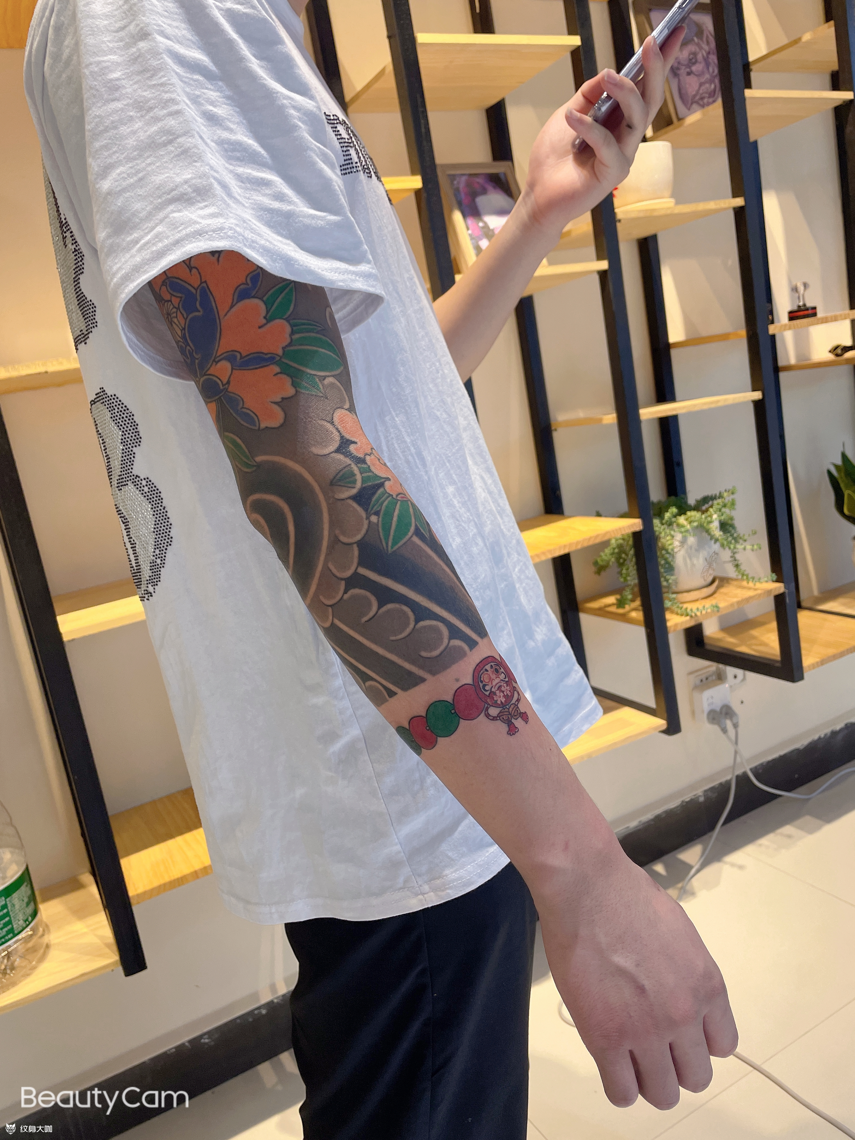 牡丹七分袖_纹身吧社区 - 纹身大咖