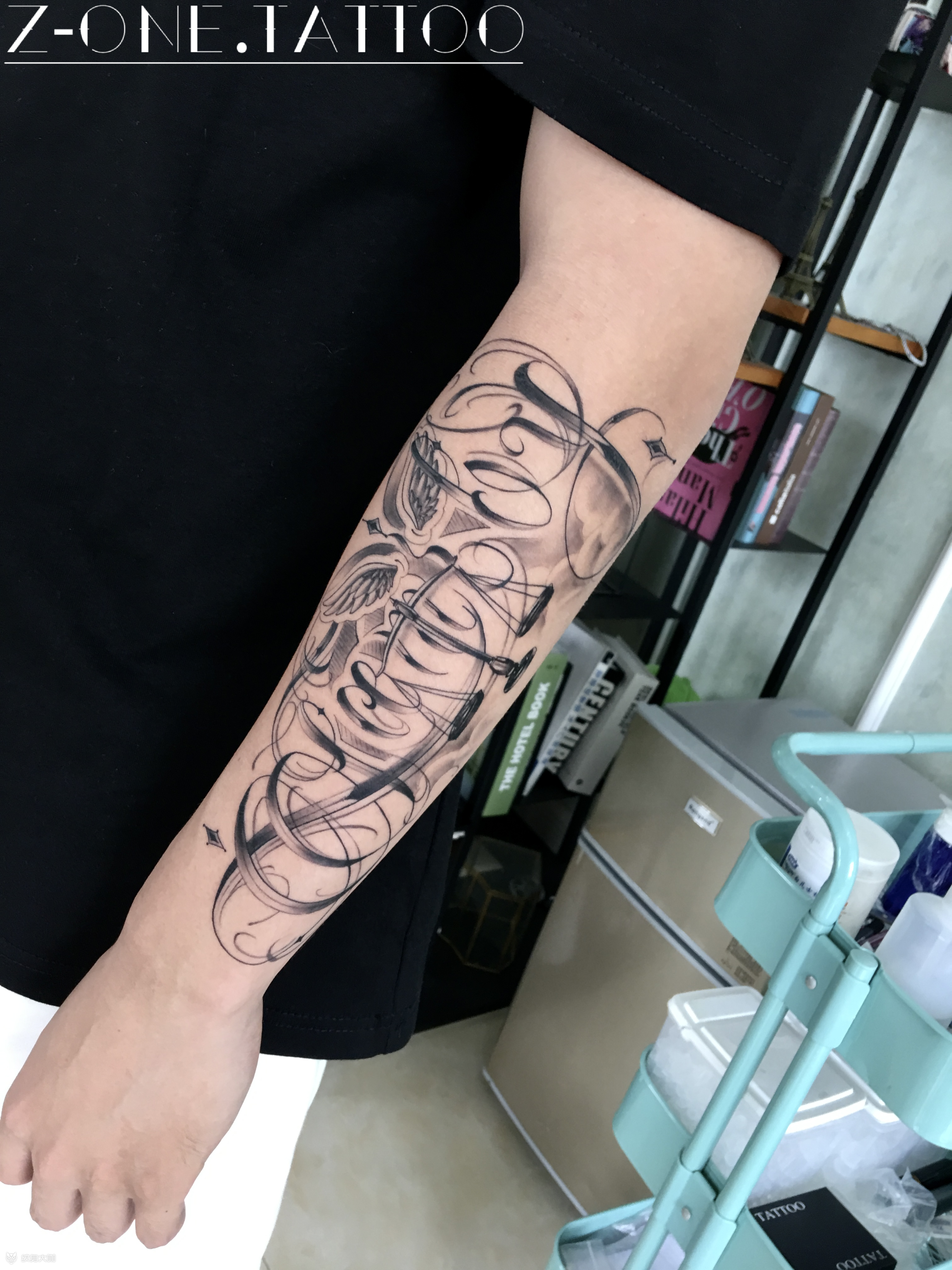 《 family 》_纹身图案手稿图片_刘子阳的纹身作品集