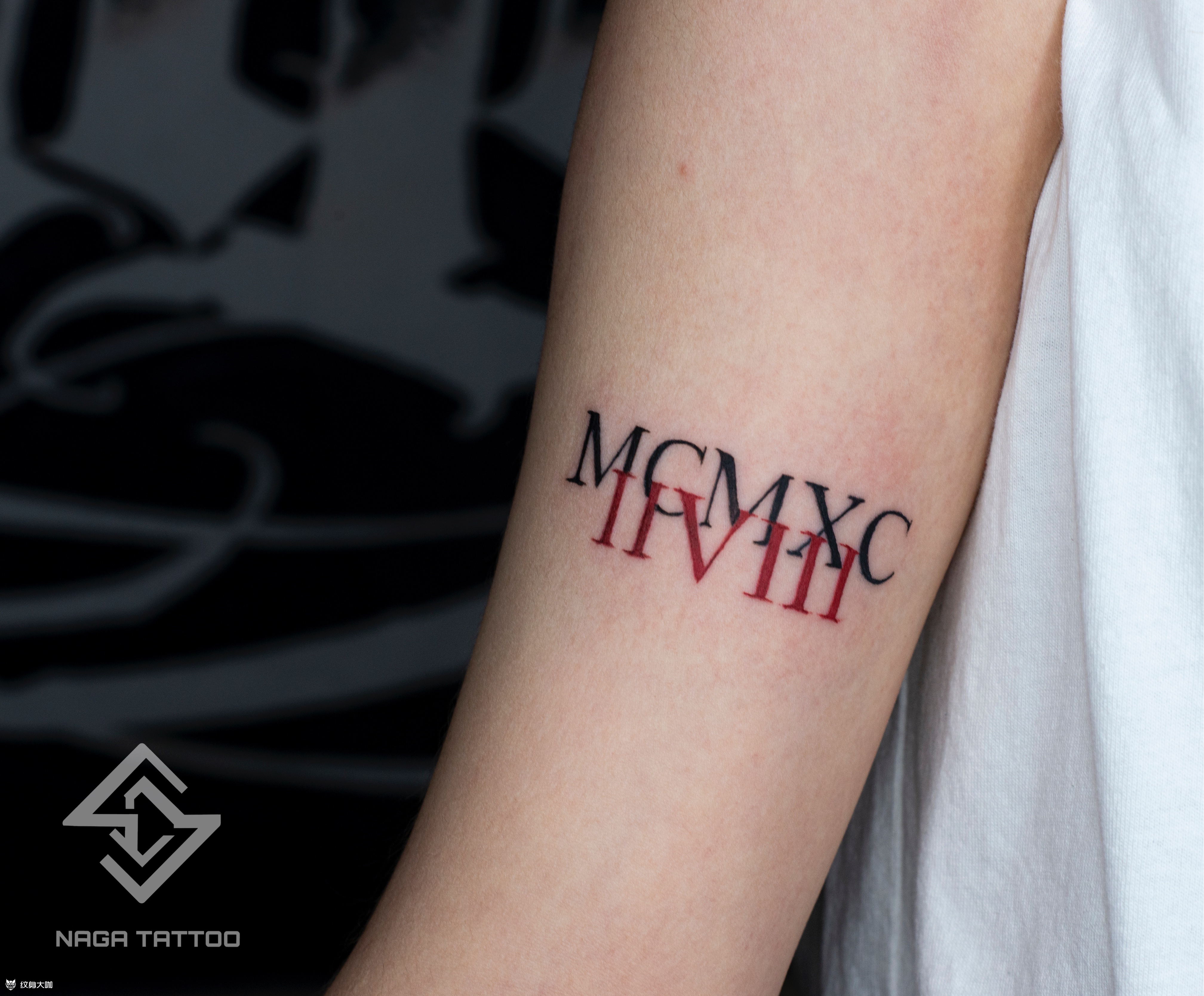 罗马数字_纹身图案手稿图片_子默的纹身作品集