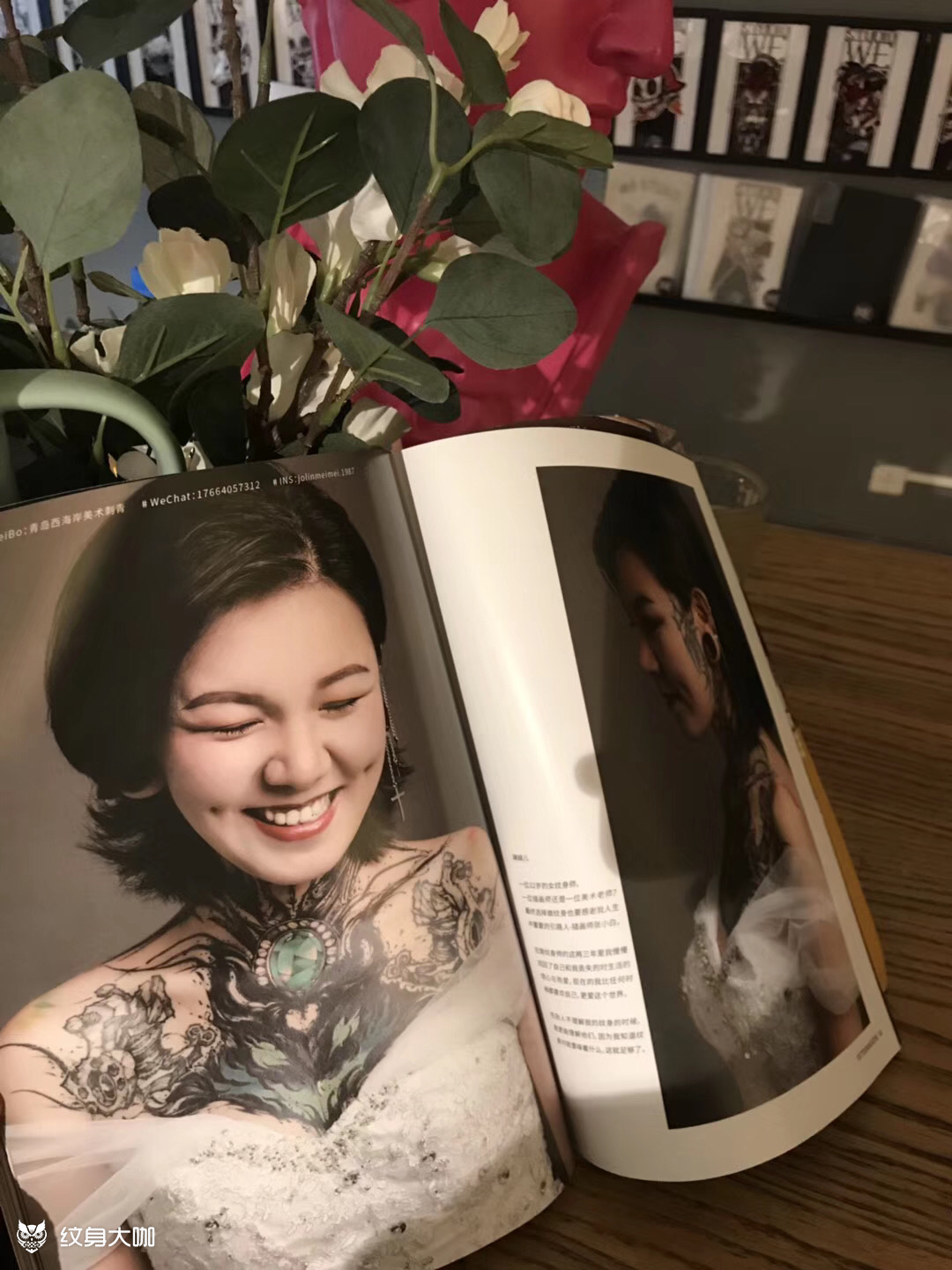 花胸 这是位美女同行，由她非常_纹身吧社区 - 纹身大咖