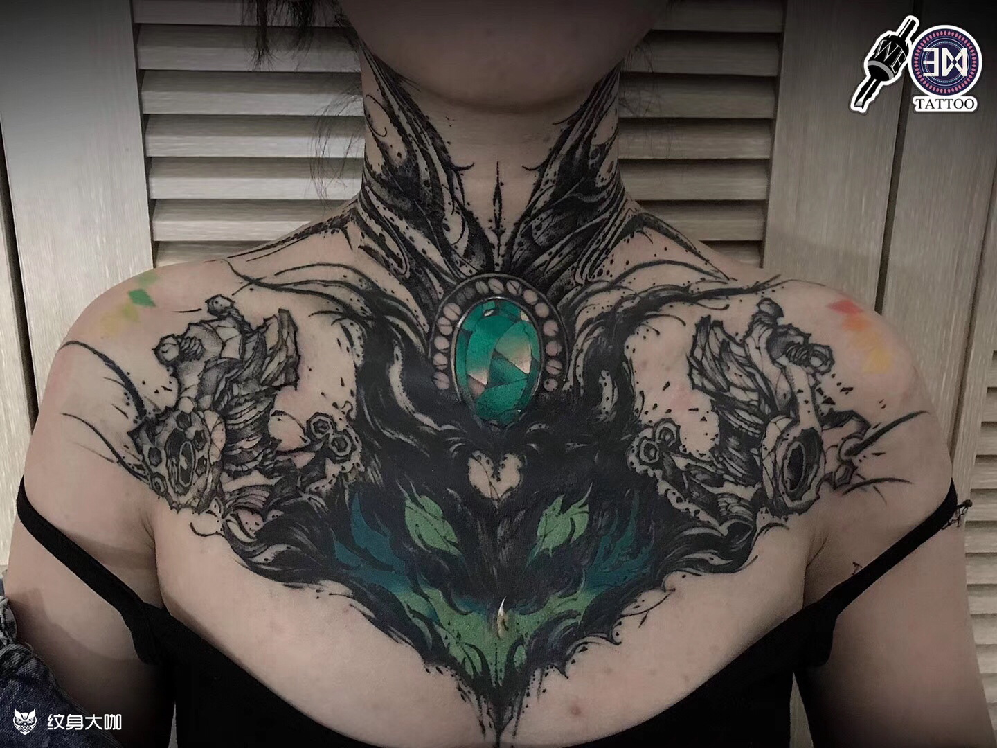 花胸这是位美女同行,由她非常_纹身吧社区 - 纹身大咖