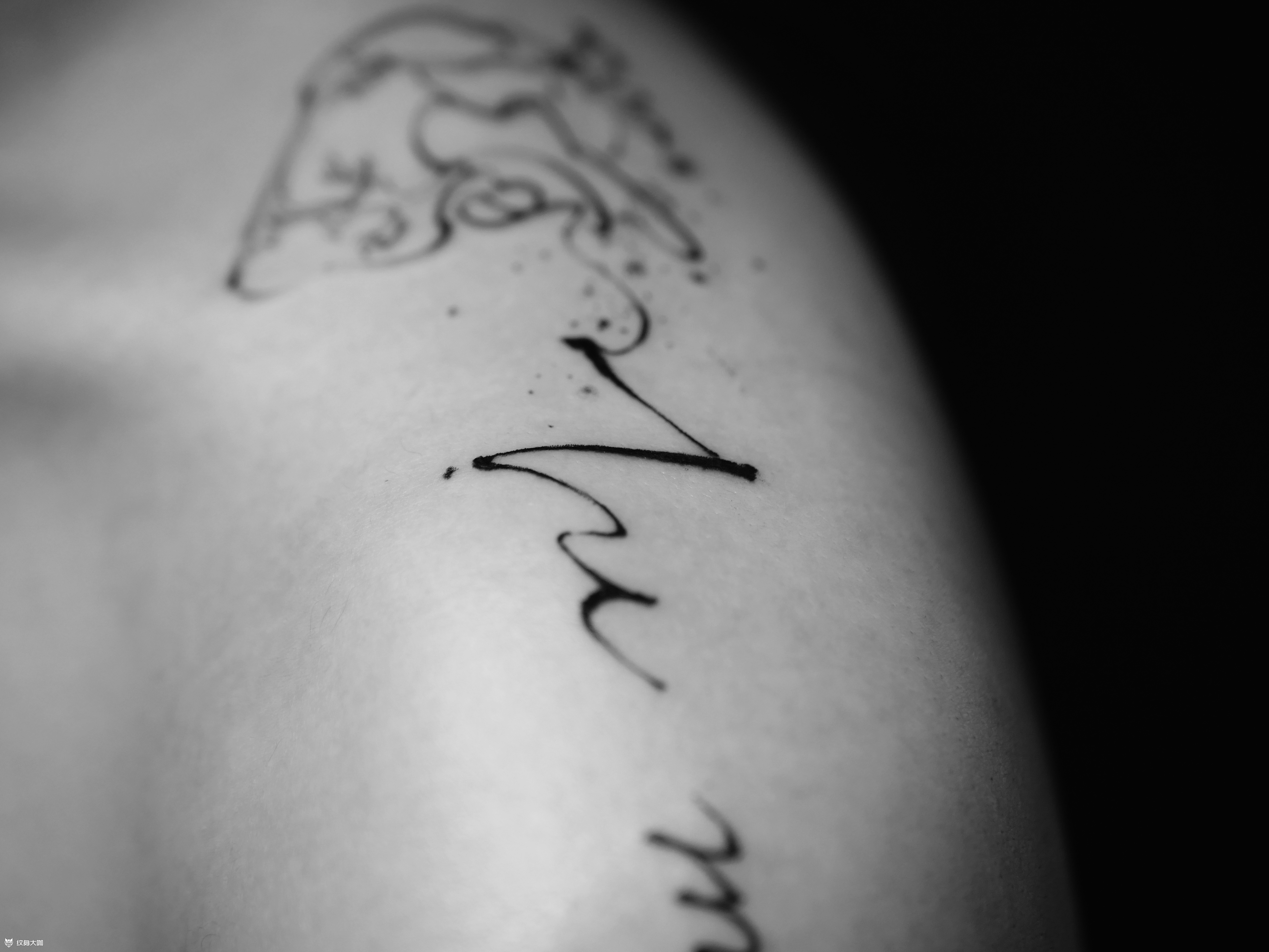 我想你了_纹身图案手稿图片_刘急眼的纹身作品集