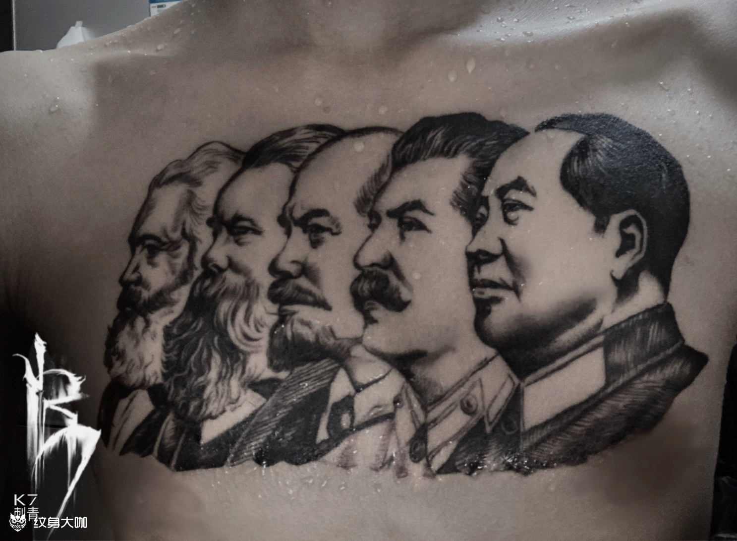 社会主义_纹身图案手稿图片_lk的纹身作品集