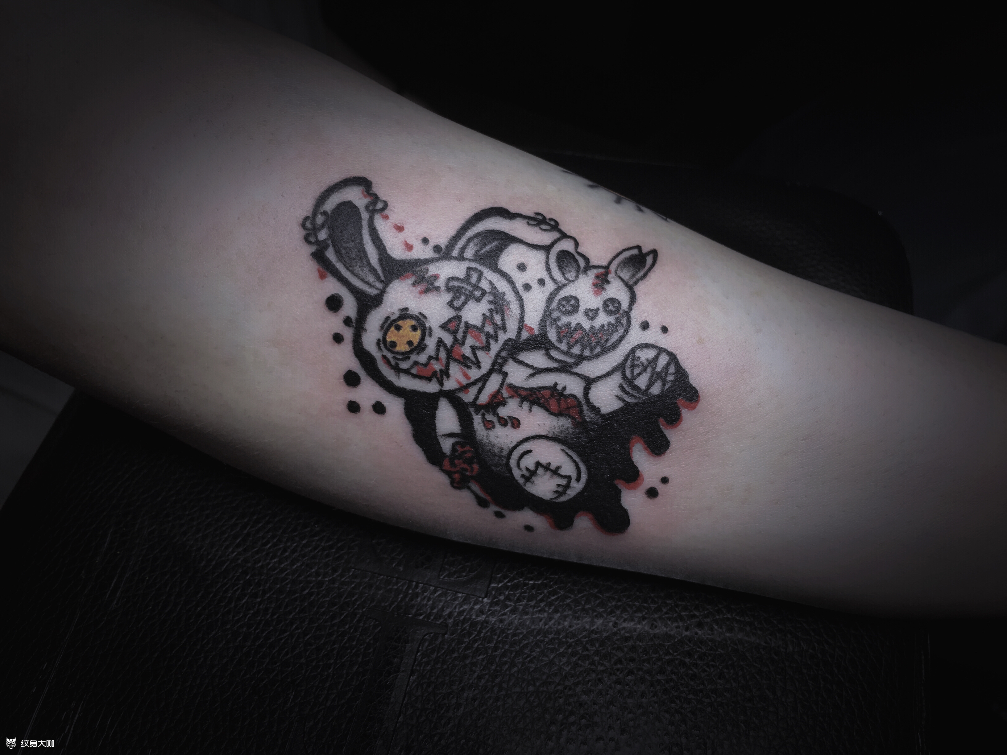 流氓兔_纹身图案手稿图片_曹立军的纹身作品集