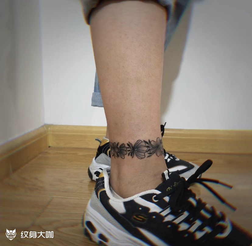 腿环_纹身图案手稿图片_小超的纹身作品集