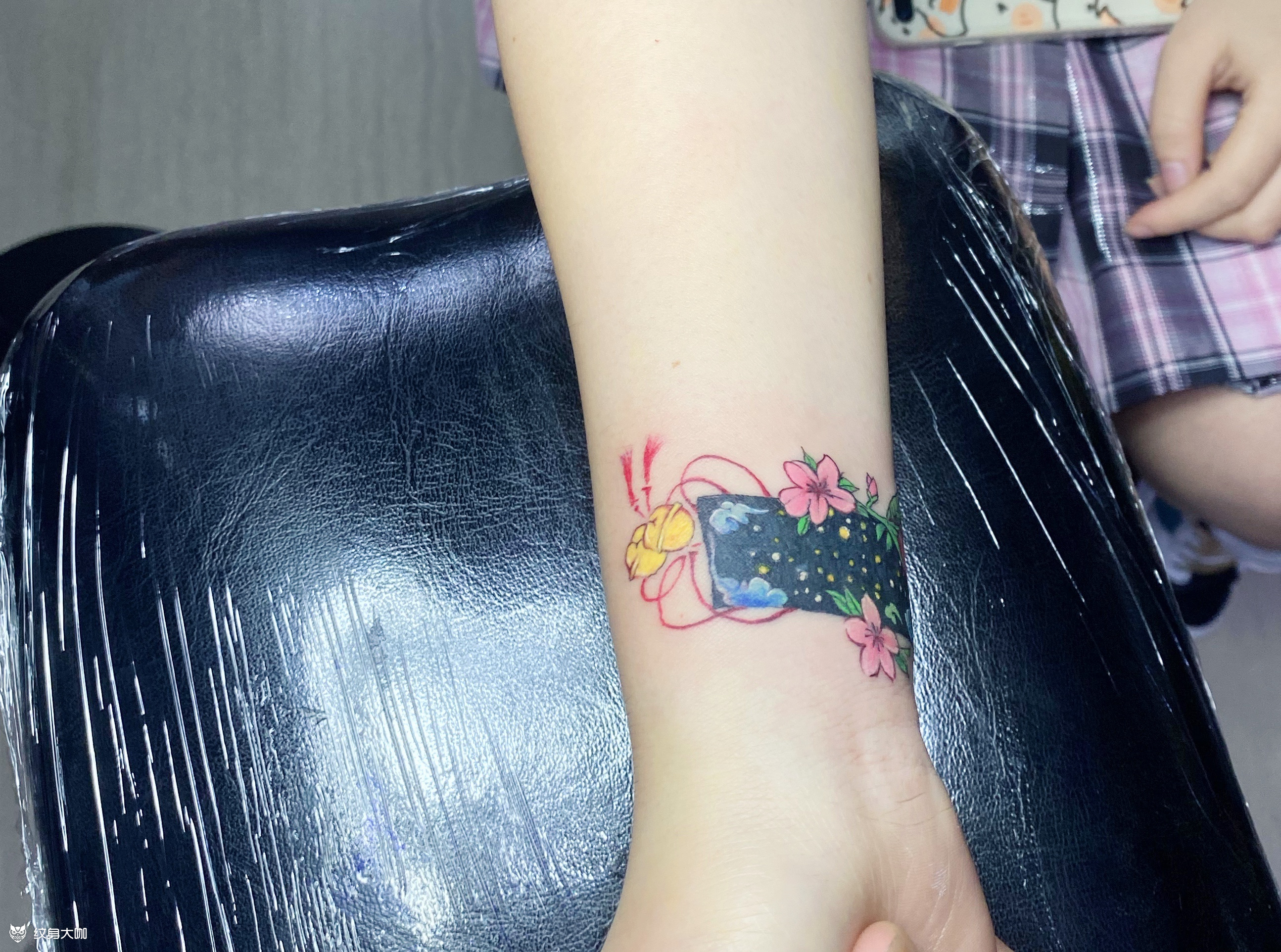 遮盖手腕_纹身图案手稿图片_老七的纹身作品集