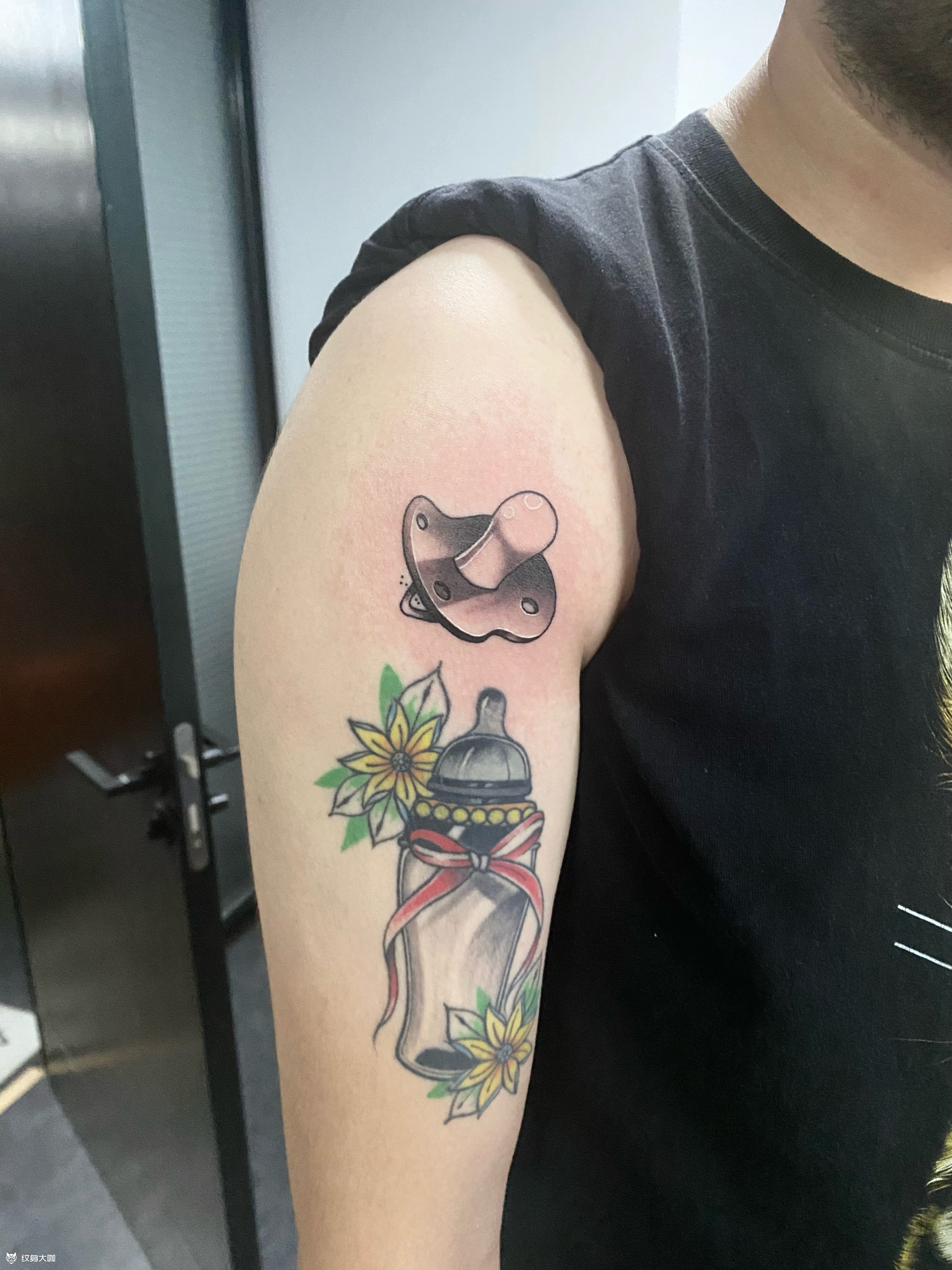 奶嘴_纹身图案手稿图片_老佳的纹身作品集