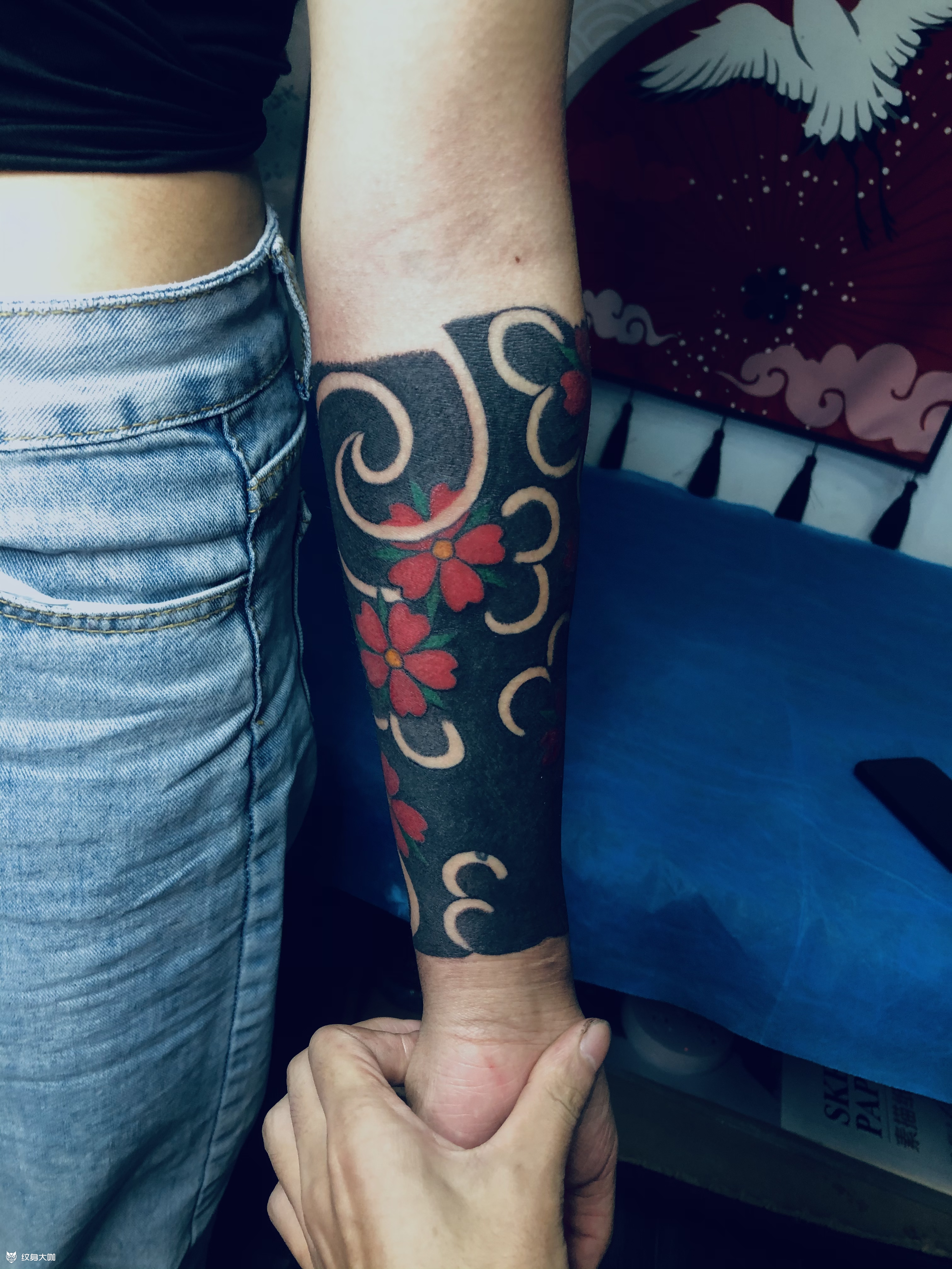 小臂遮盖樱花_纹身吧社区 - 纹身大咖