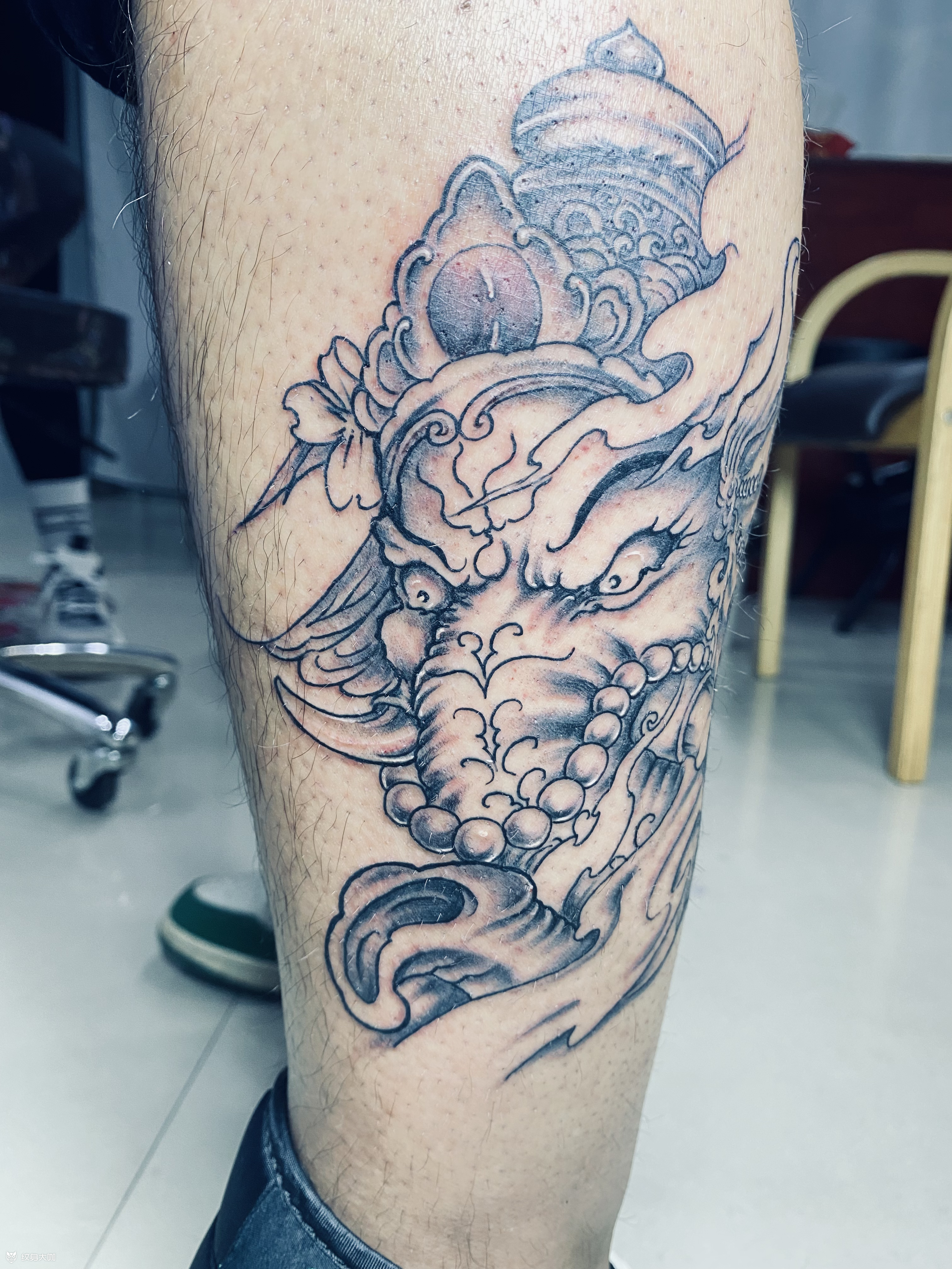 象神_纹身图案手稿图片_lucky的纹身作品集