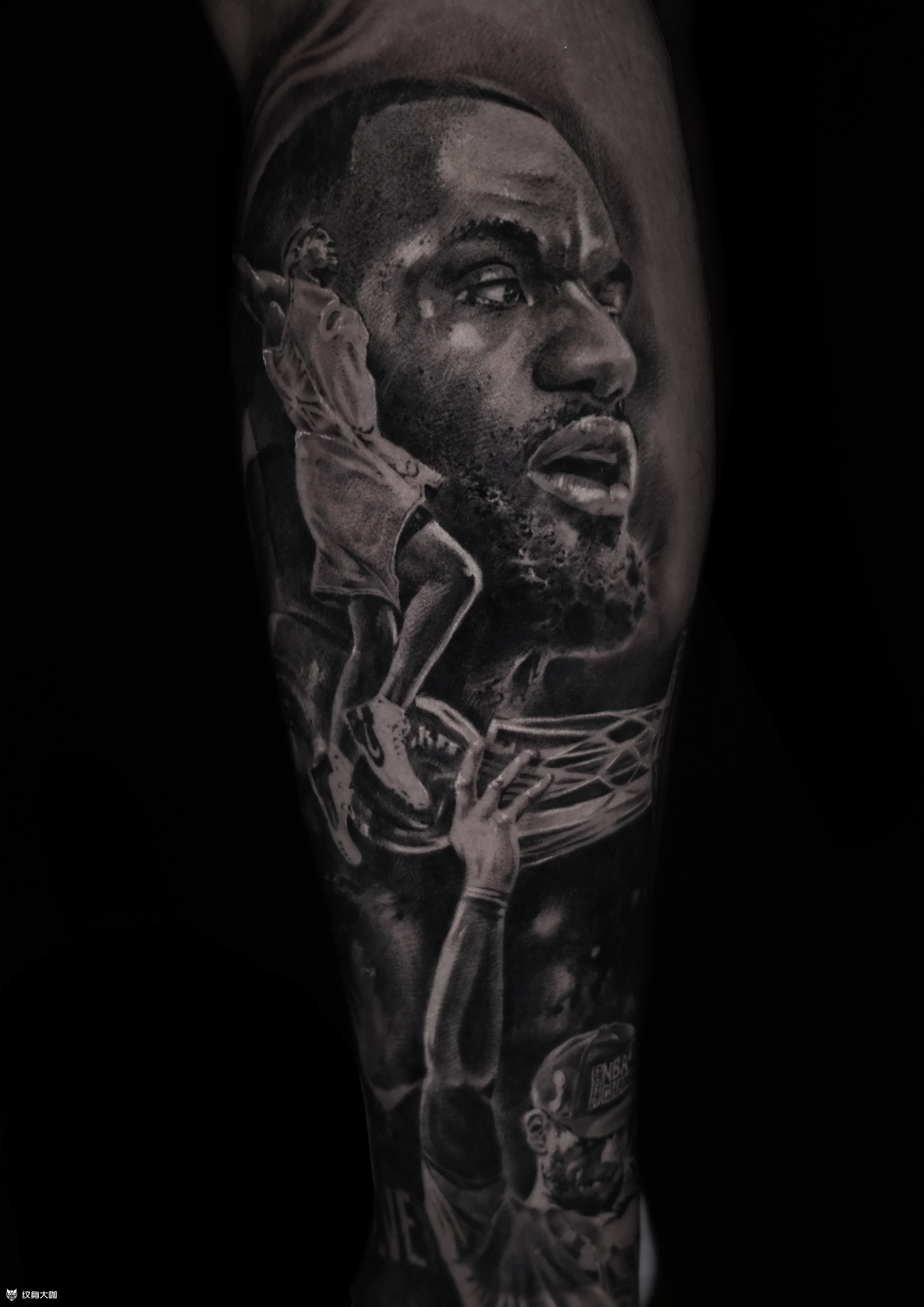 詹姆斯篮球球星纹身图案大全 