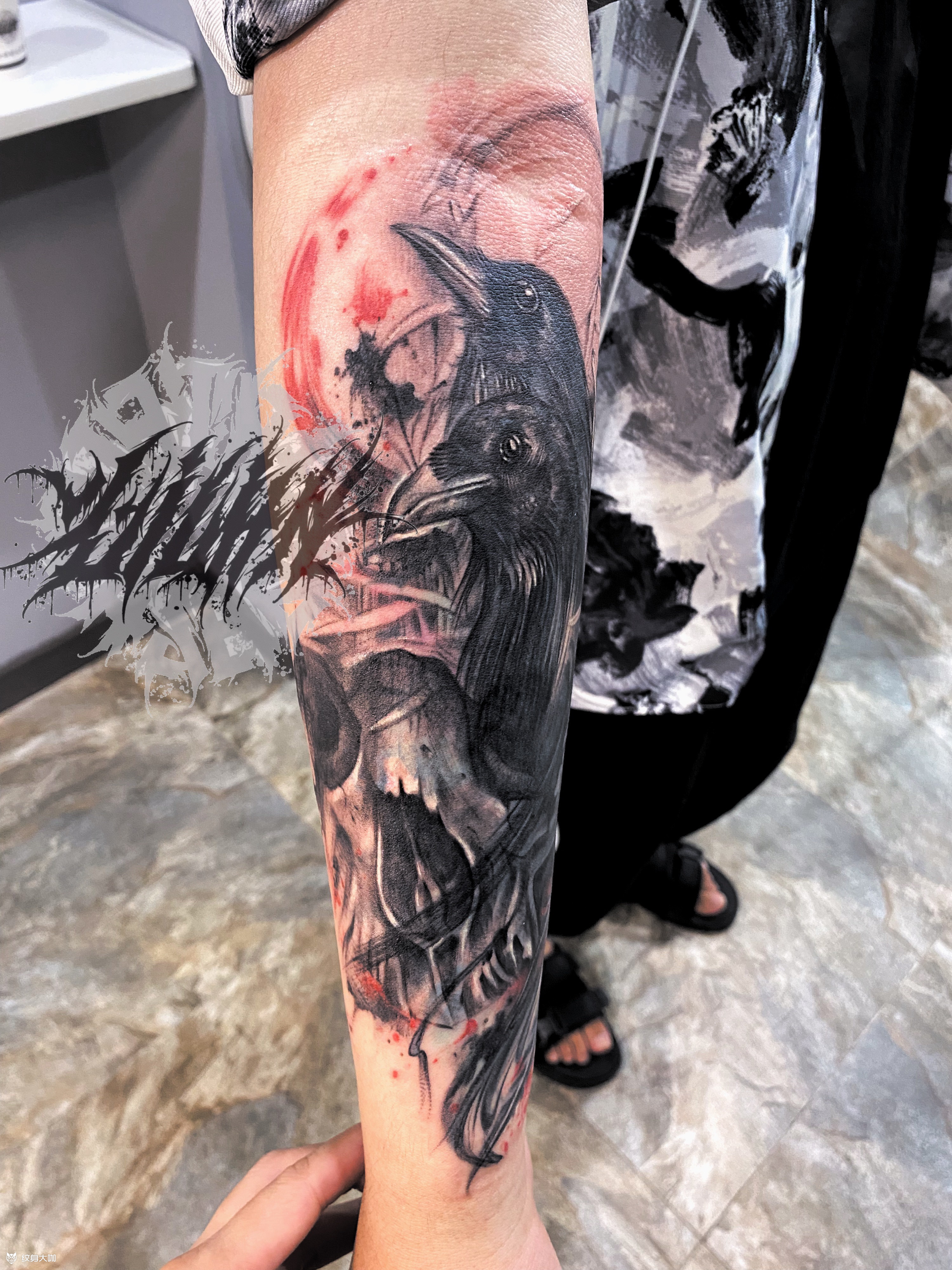 暴力遮盖,姑娘已经尽力了,哈哈_纹身吧社区 - 纹身大咖