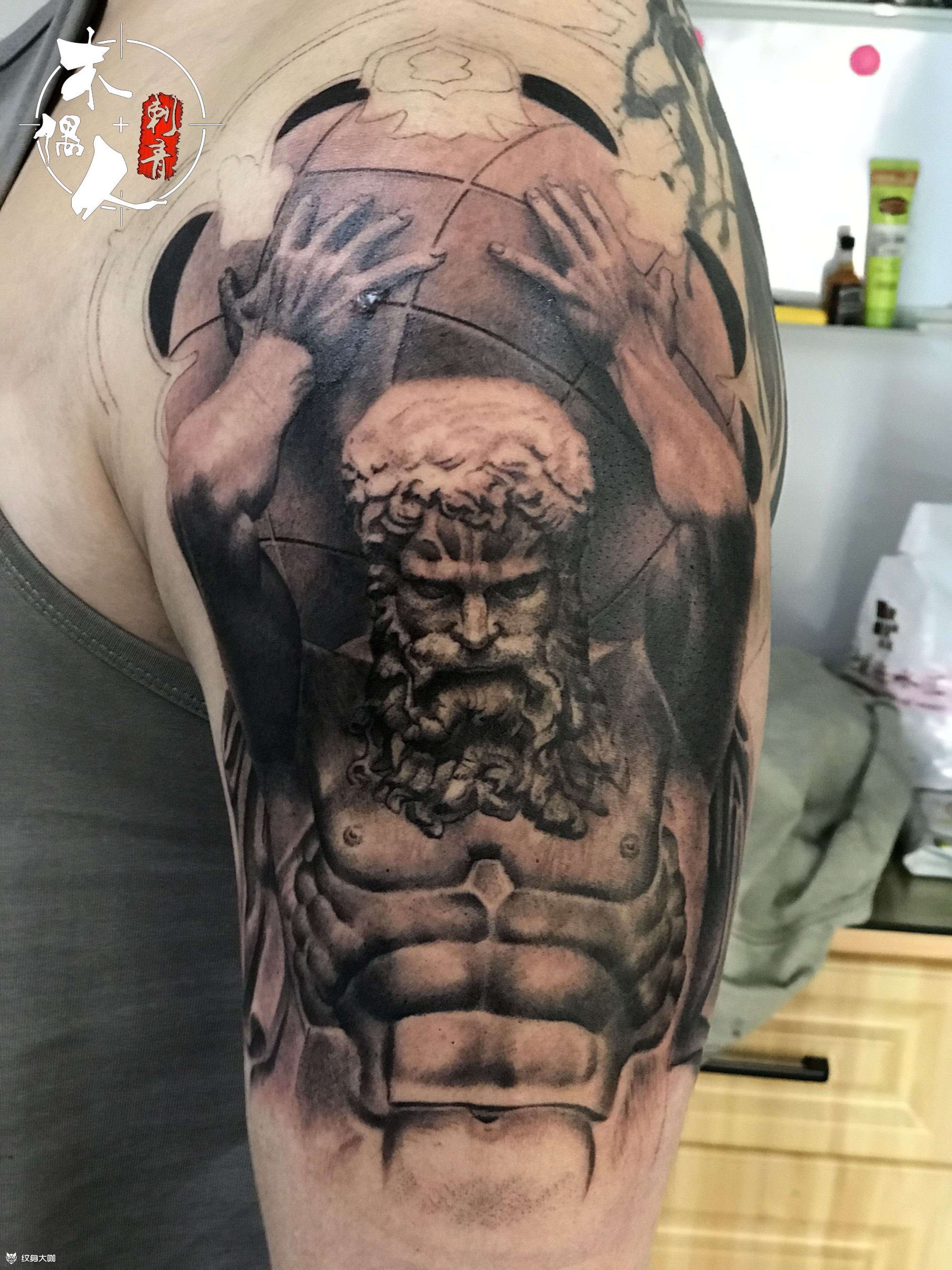写实花臂部分_纹身吧社区 - 纹身大咖