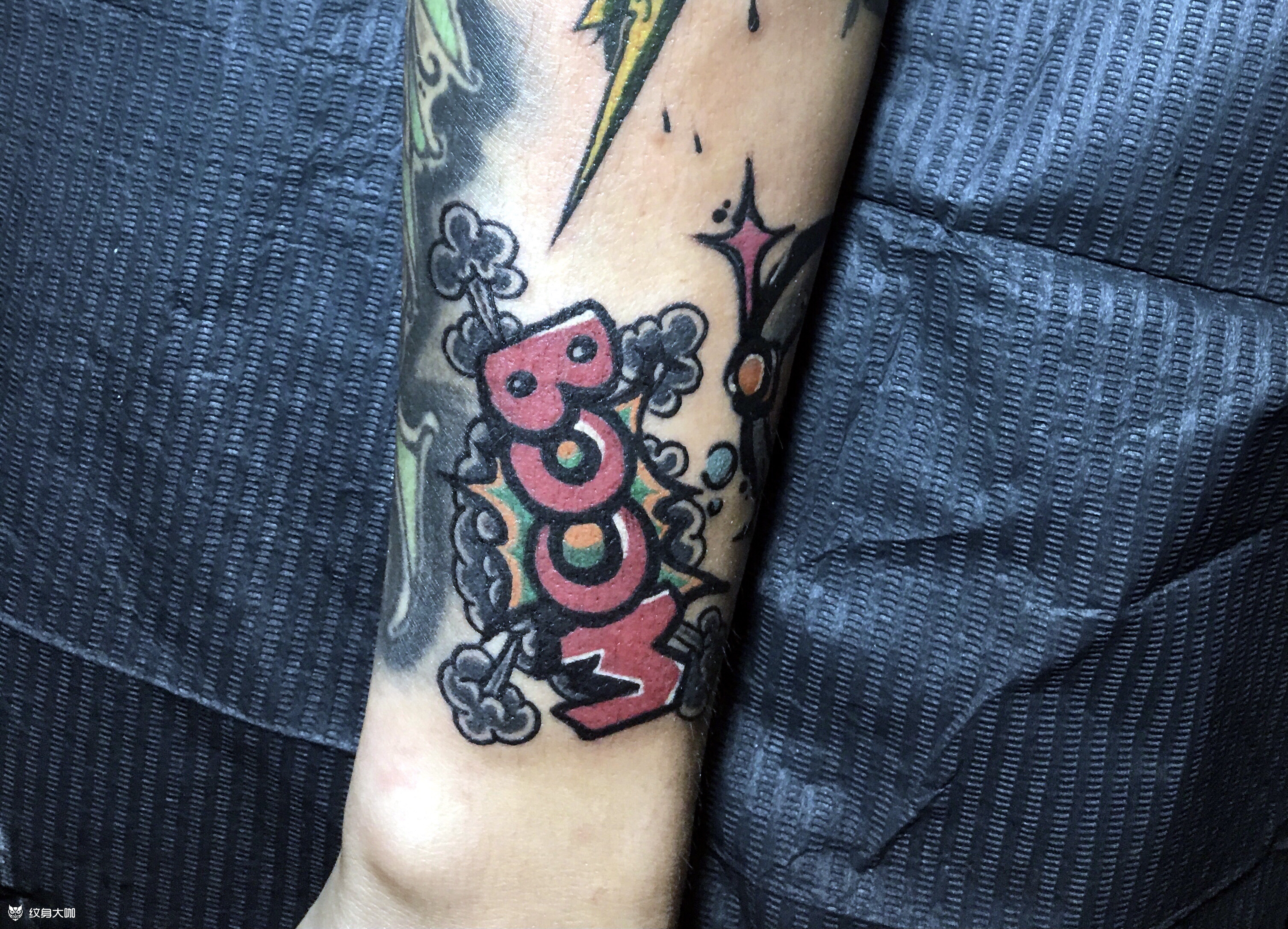 old school拼接_纹身图案手稿图片_宋某的纹身作品集