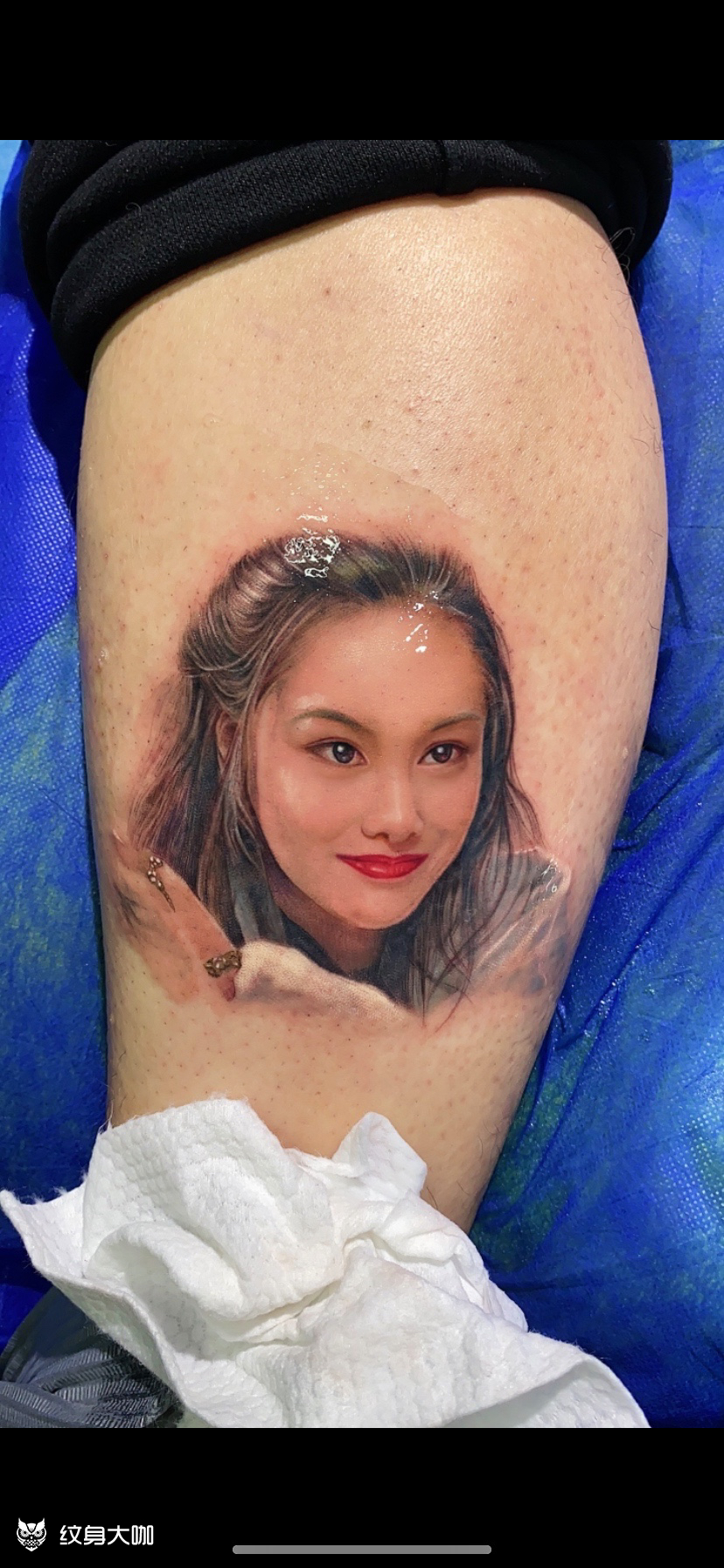 紫霞仙子满背纹身图片