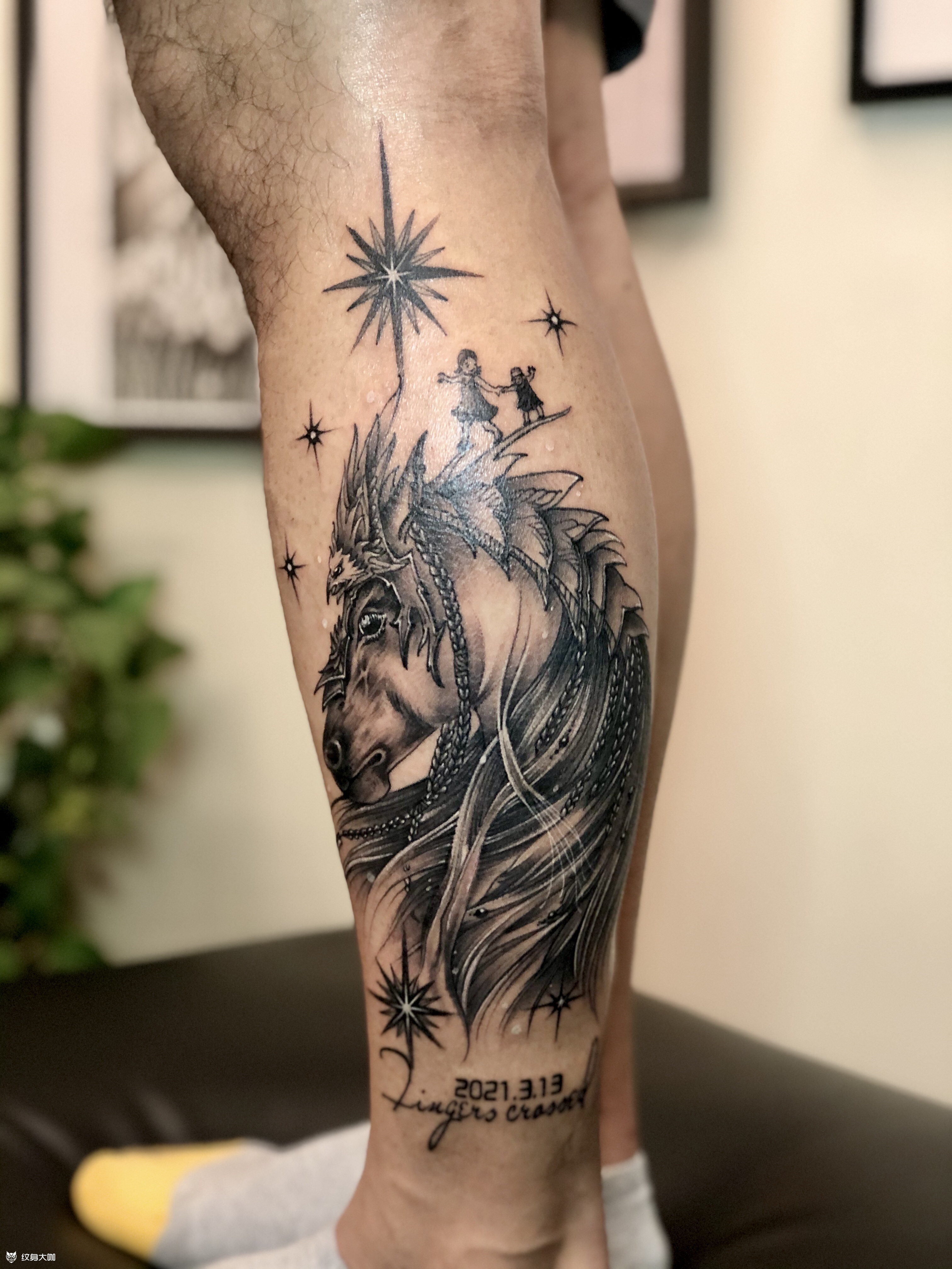 马96_纹身图案手稿图片_程肖肖的纹身作品集