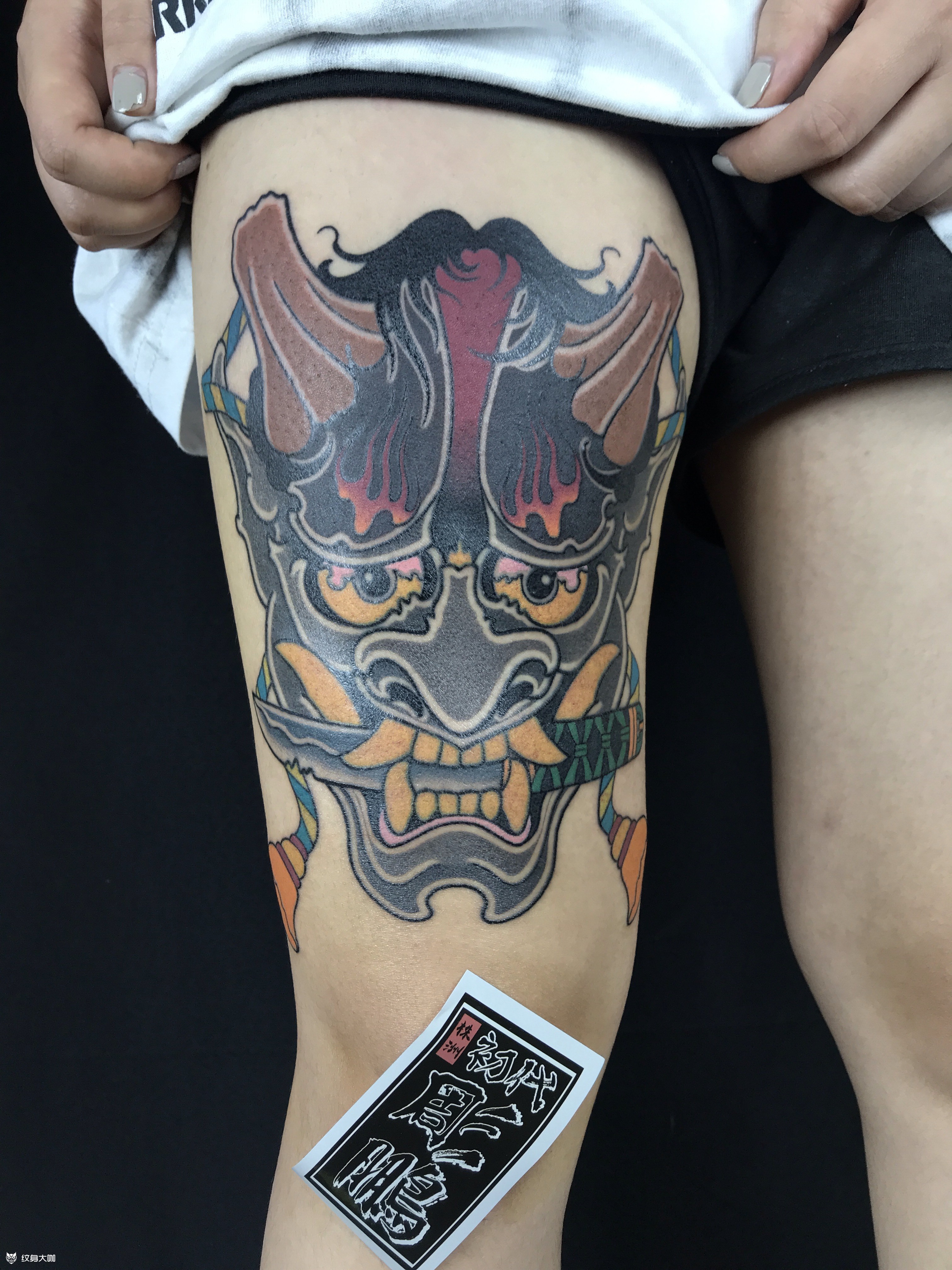 般若_纹身图案手稿图片_初代雕鹏的纹身作品集