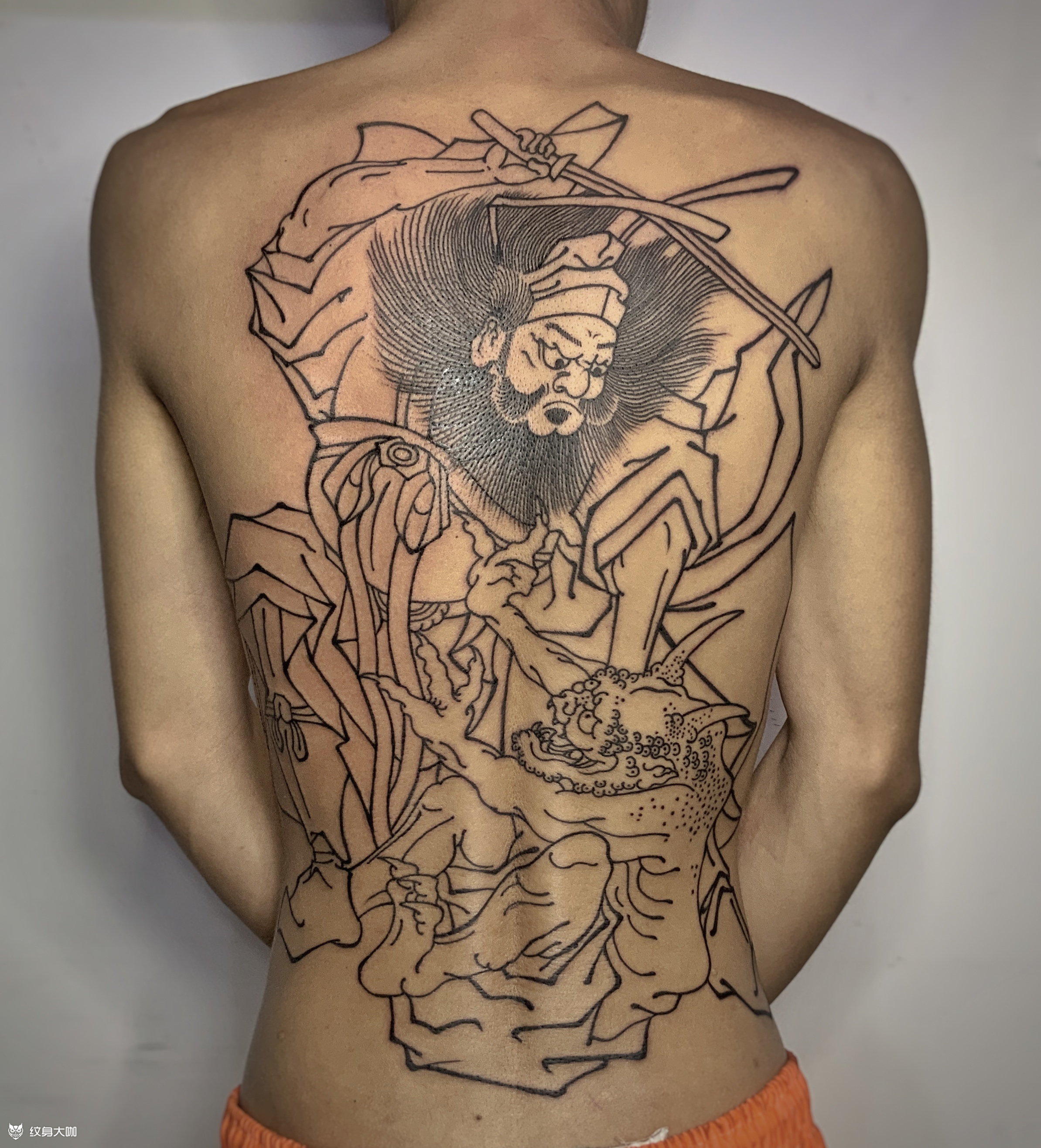 钟馗_纹身图案手稿图片_忠义堂的纹身作品集