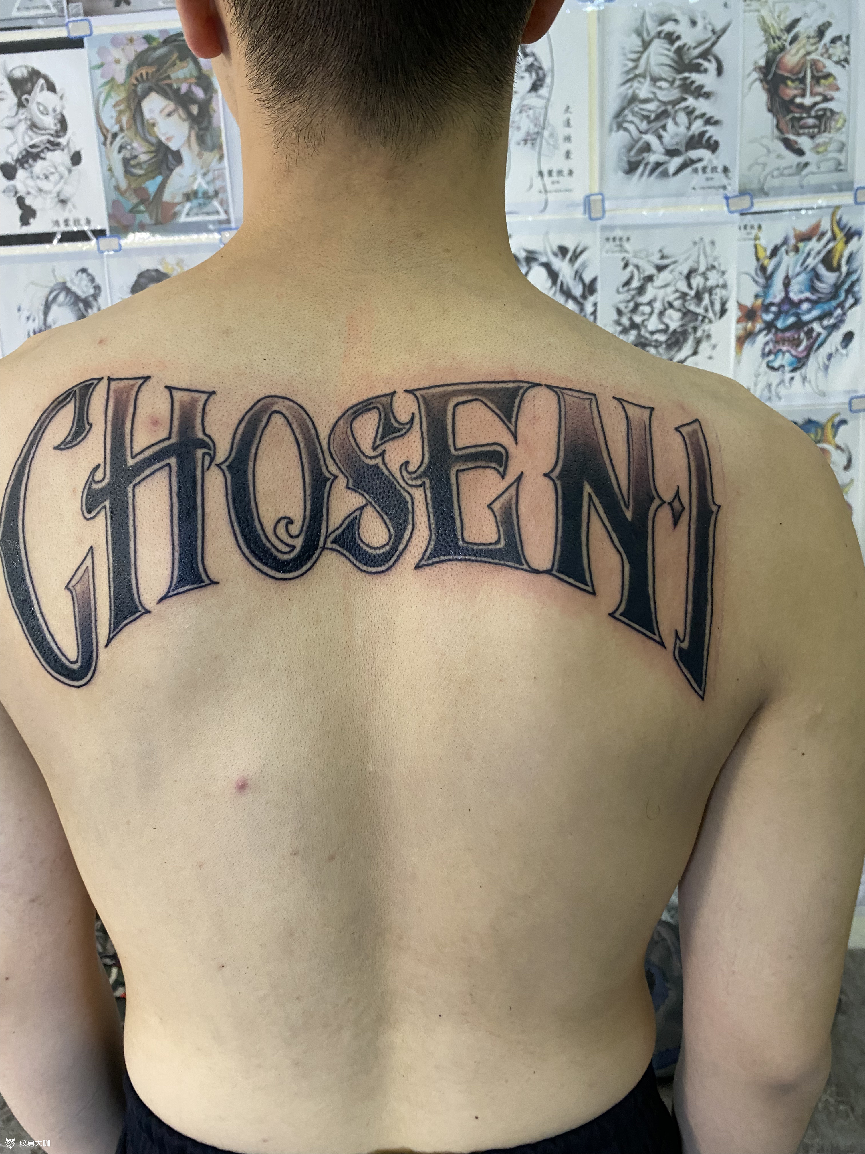 天选之子_纹身图案手稿图片_南阳·鸿蒙店长的纹身作品集