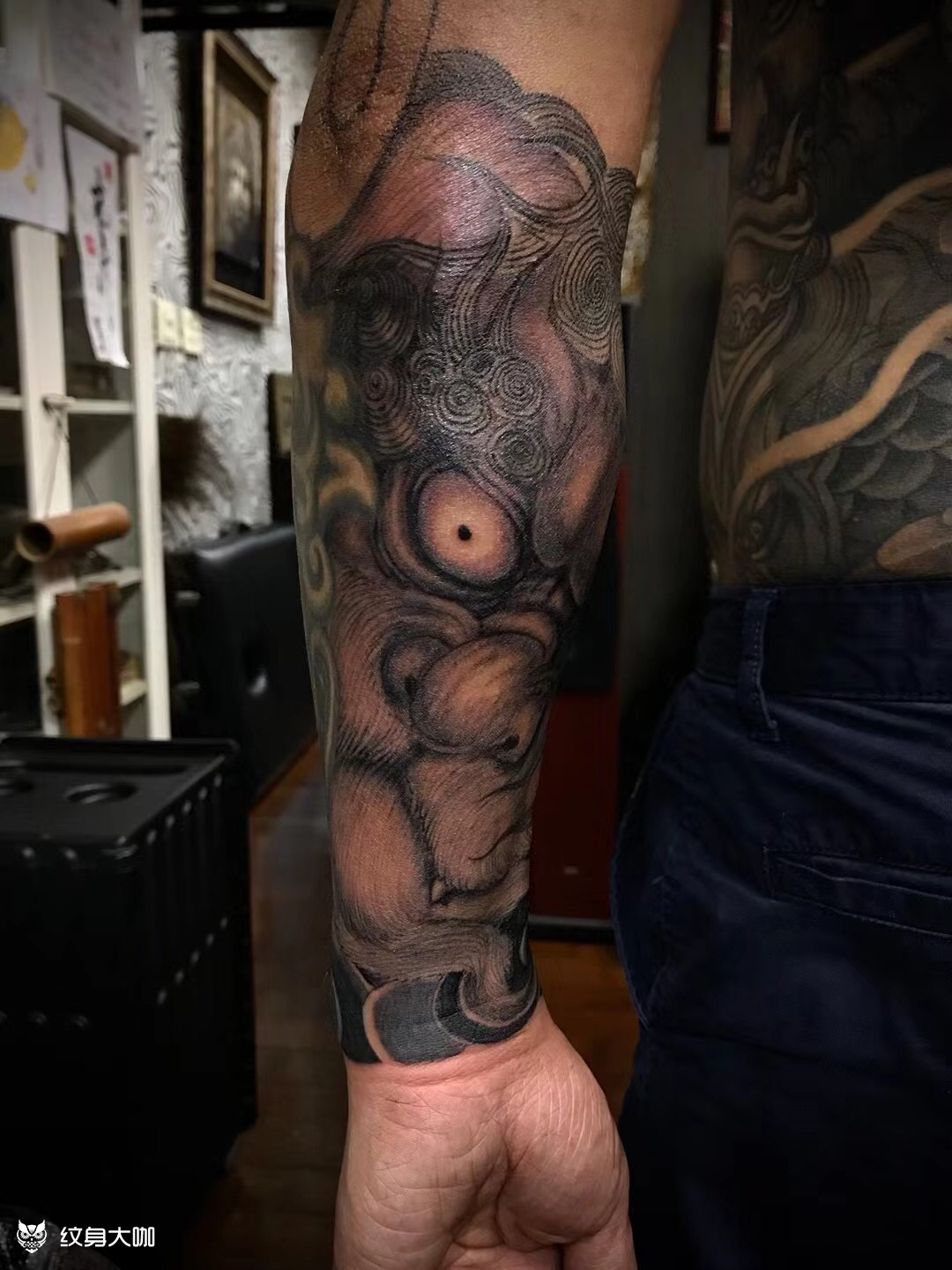 狻猊狻猊,龙生九子之五从神_纹身吧社区 - 纹身大咖