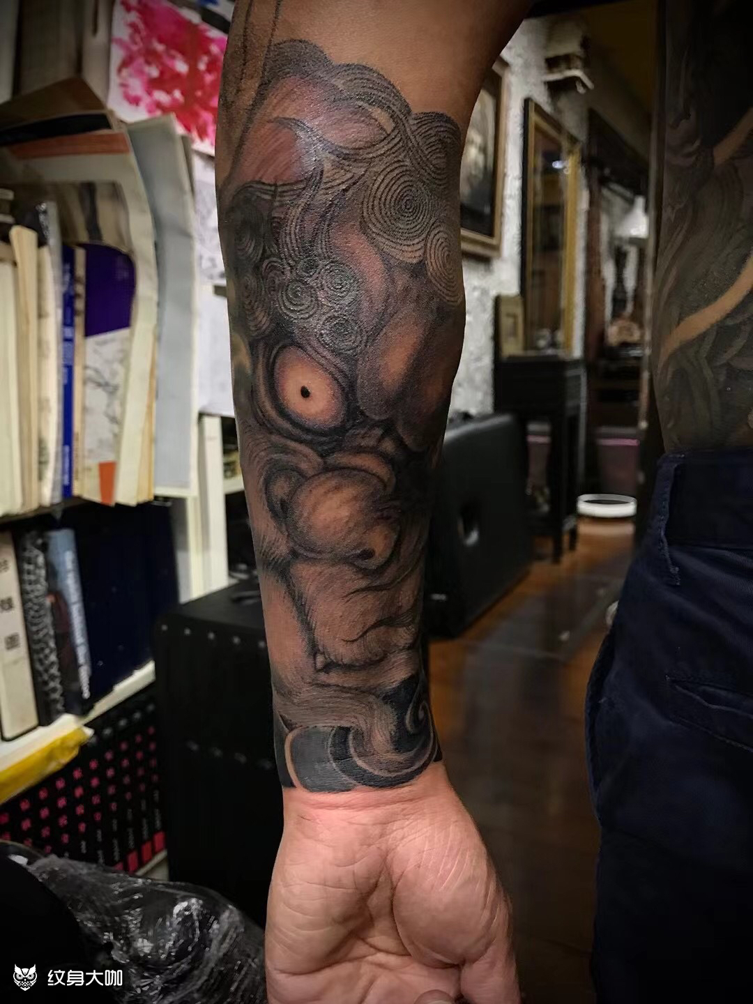 狻猊狻猊,龙生九子之五从神_纹身吧社区 - 纹身大咖