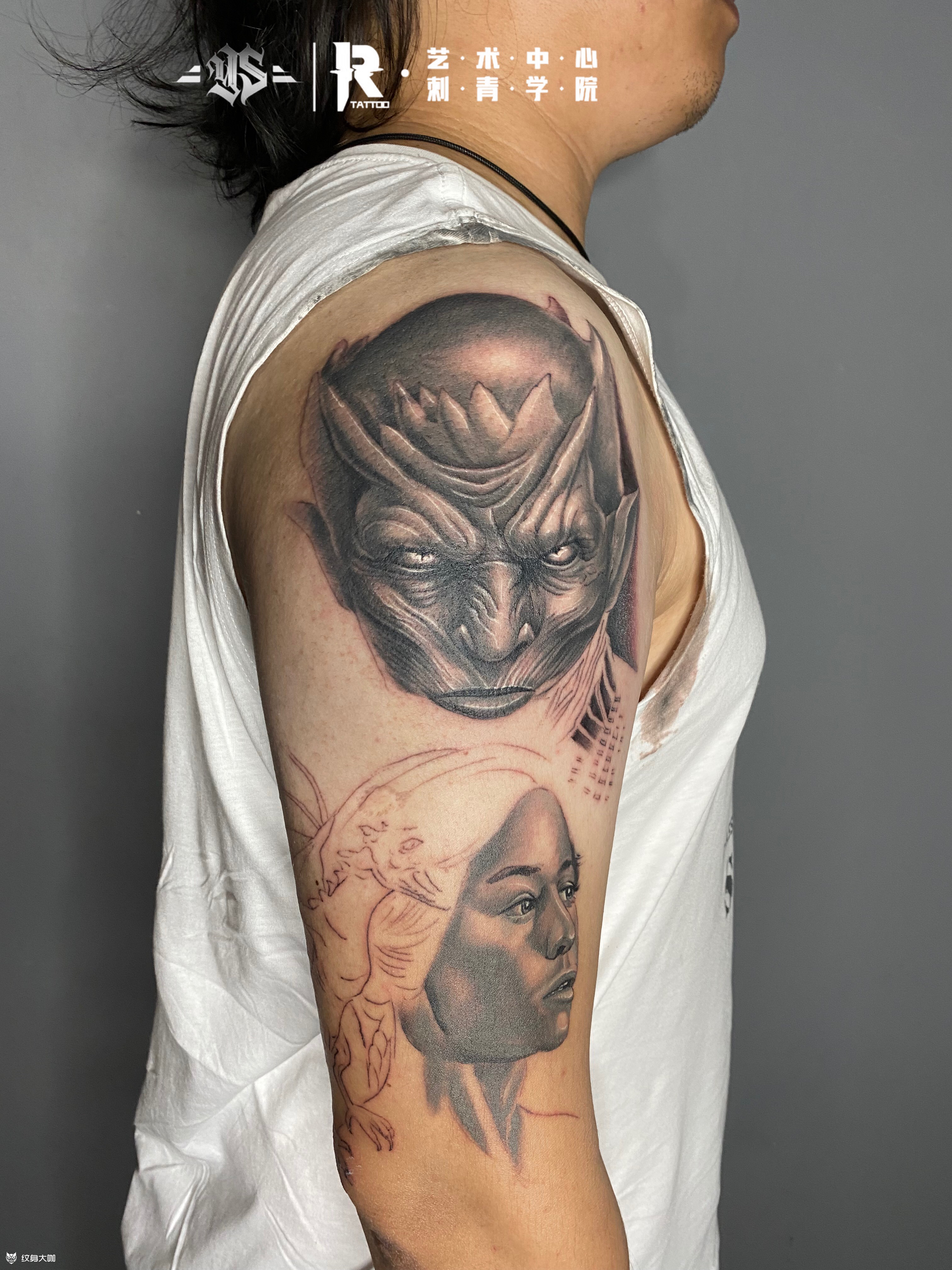 权利的游戏系列……x_纹身图案手稿图片_任彪的纹身作品集