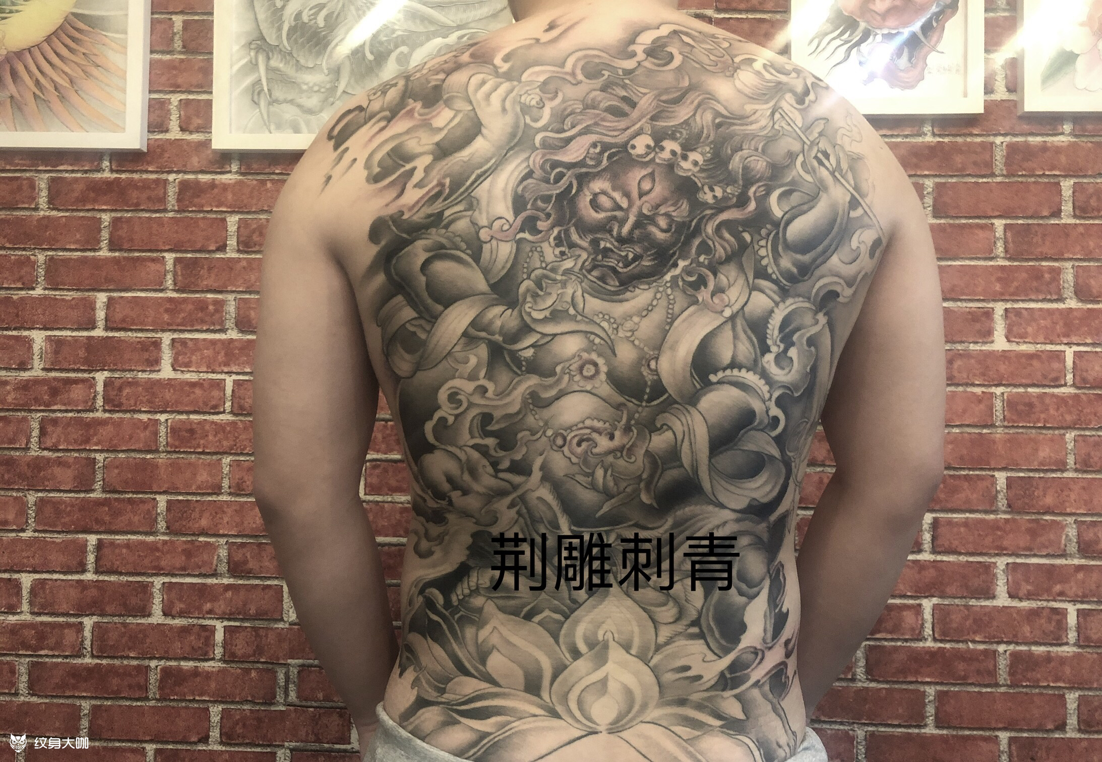 大黑天_纹身图案手稿图片_丰华的纹身作品集