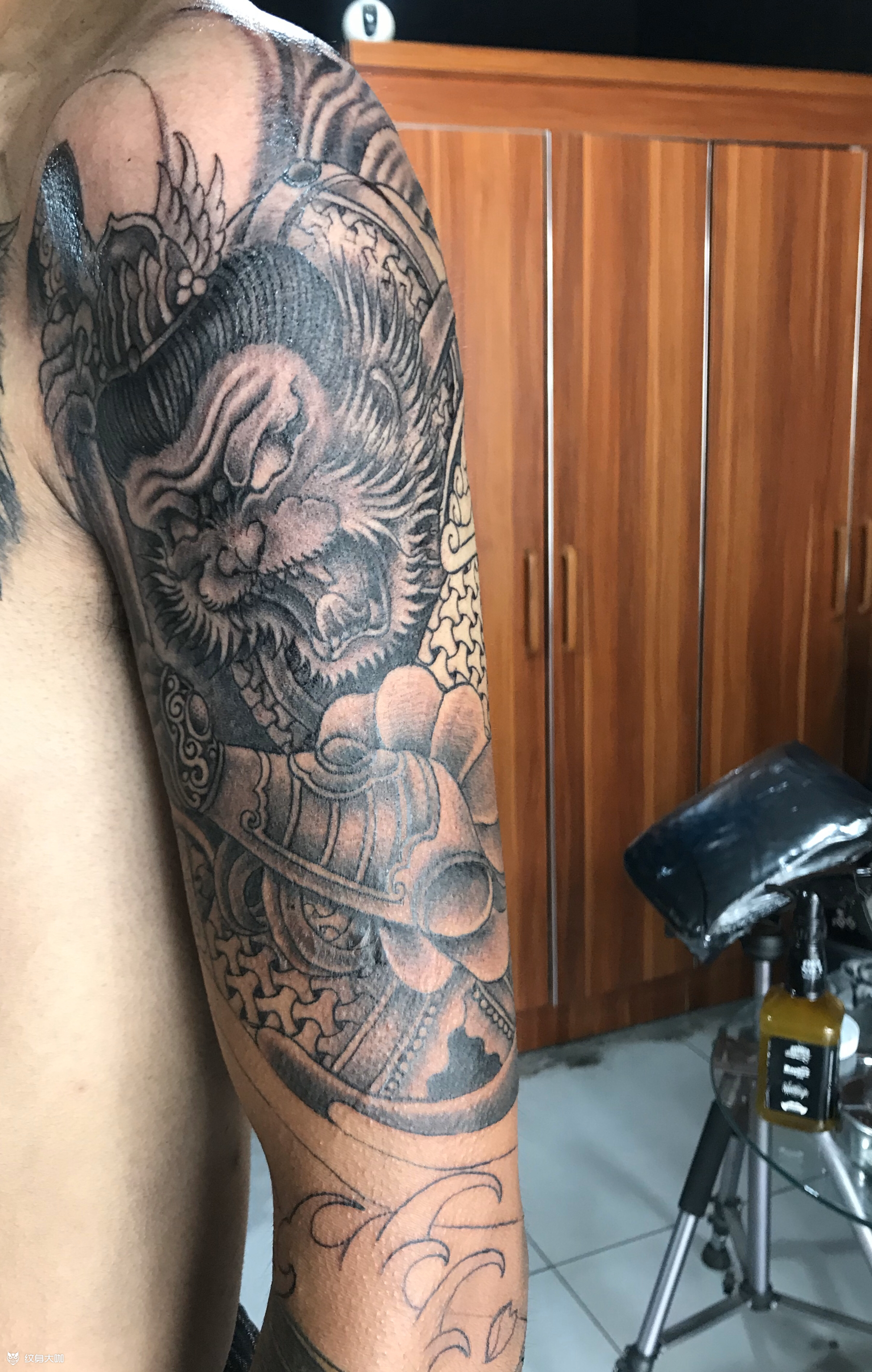 猴子_纹身图案手稿图片_大伟的纹身作品集