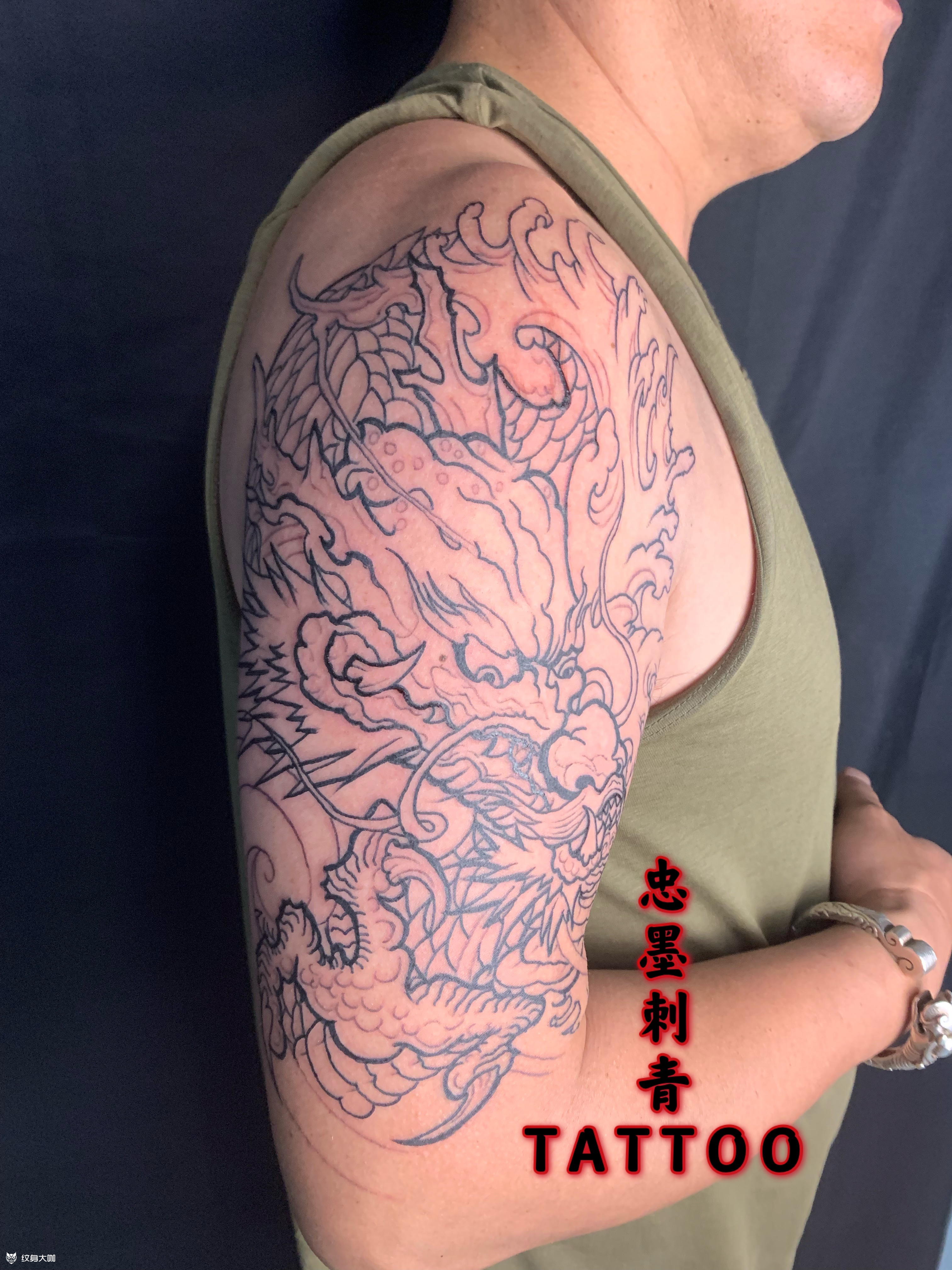 纹身是不分年龄阶段的10月13日 0点普洱忠墨小佐纹身圈