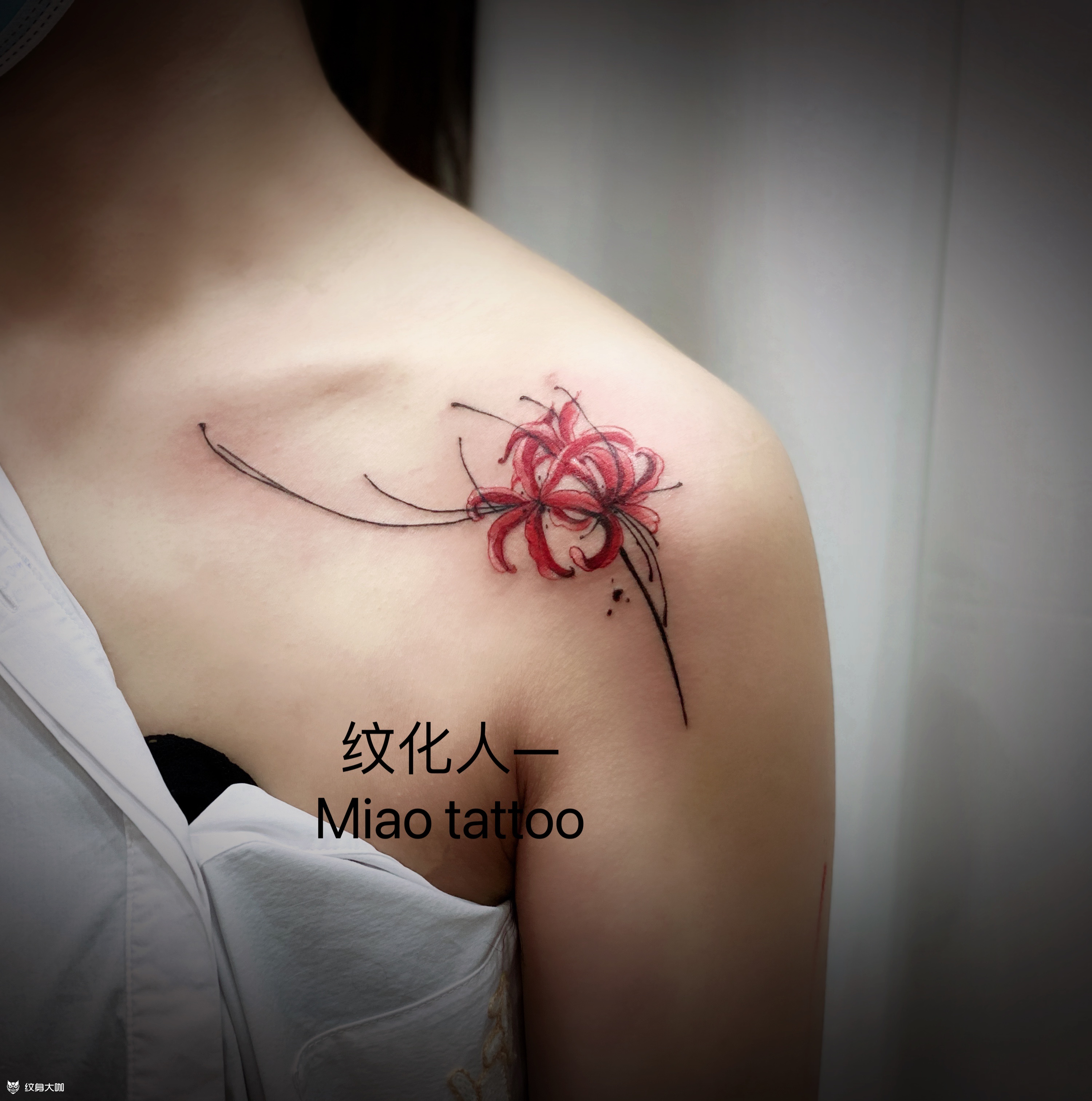 彼岸花彼岸花开开彼岸_纹身吧社区 - 纹身大咖