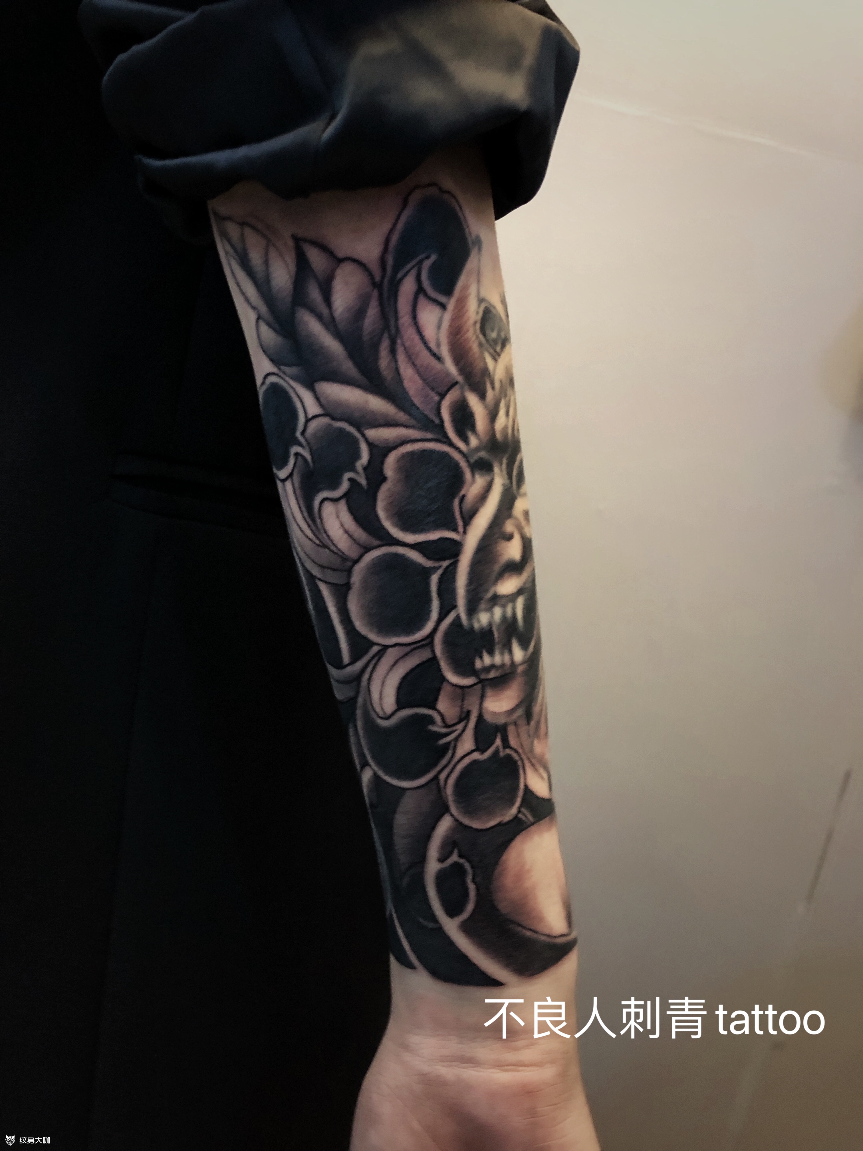 麻药草小臂_纹身图案手稿图片_ll的纹身作品集