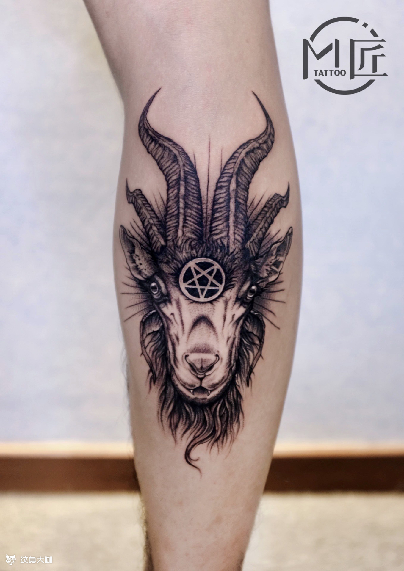 撒旦_纹身图案手稿图片_mao的纹身作品集