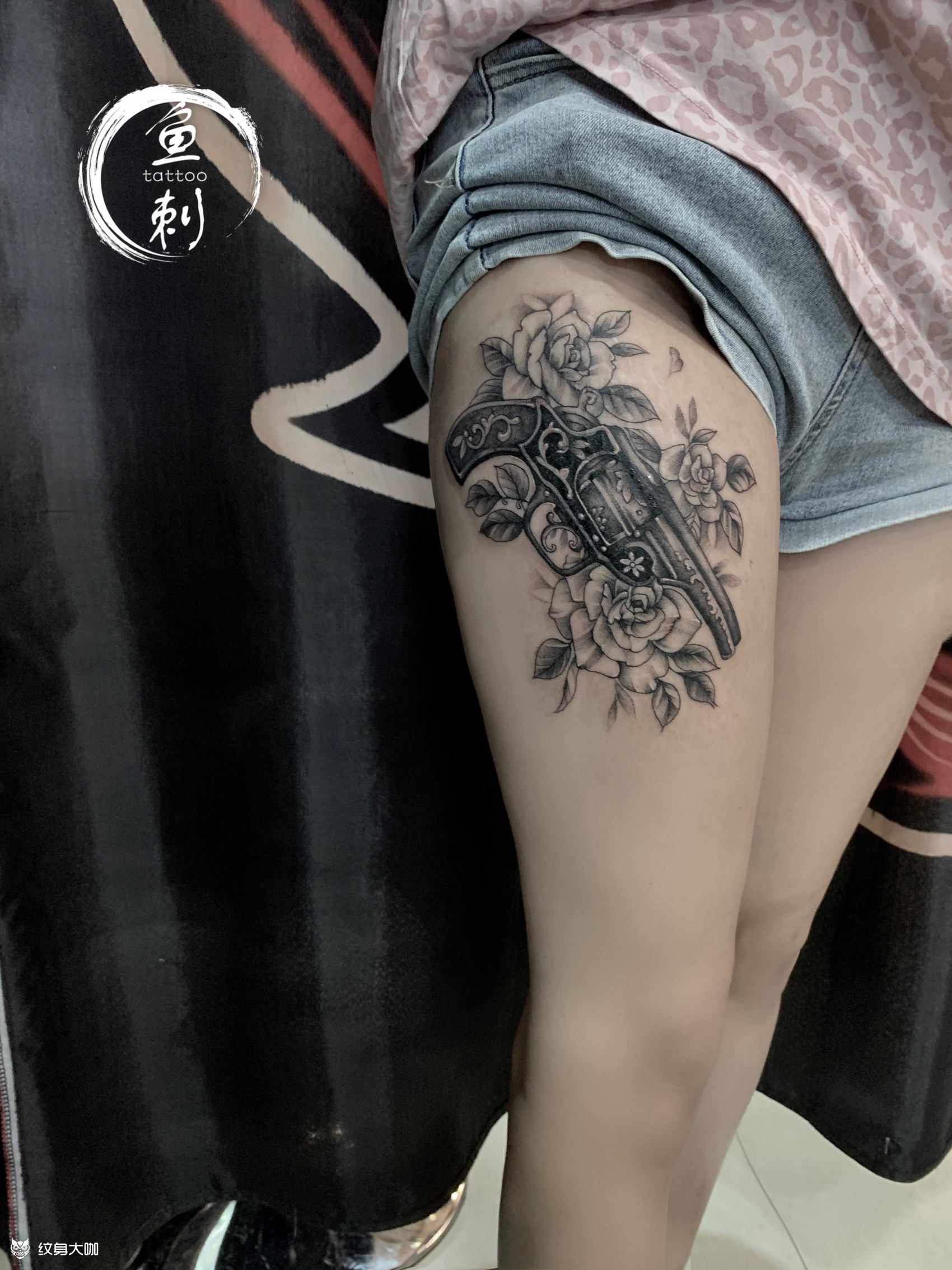 枪花_纹身吧社区 - 纹身大咖