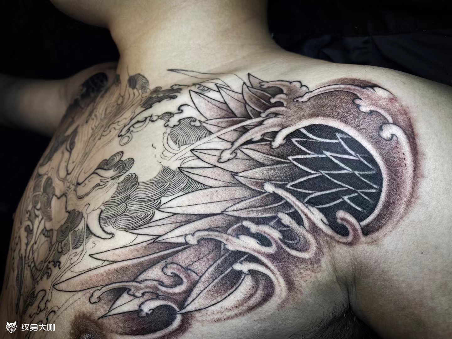 花胸_纹身图案手稿图片_曲靖·九宝的纹身作品集