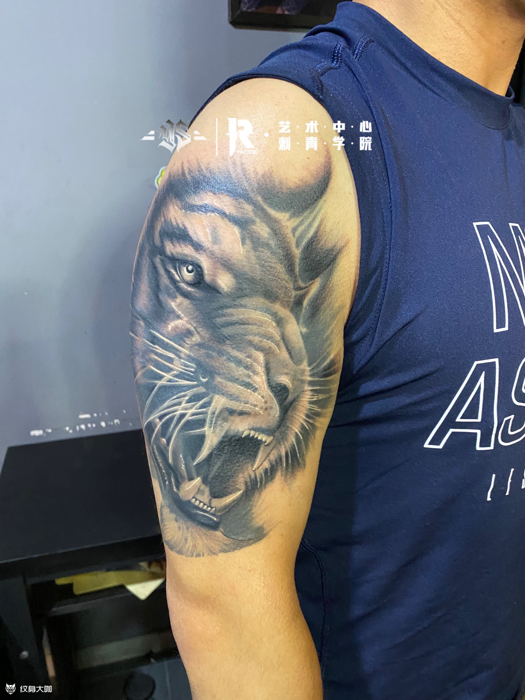 大臂写实_纹身图案手稿图片_耀扬的纹身作品集