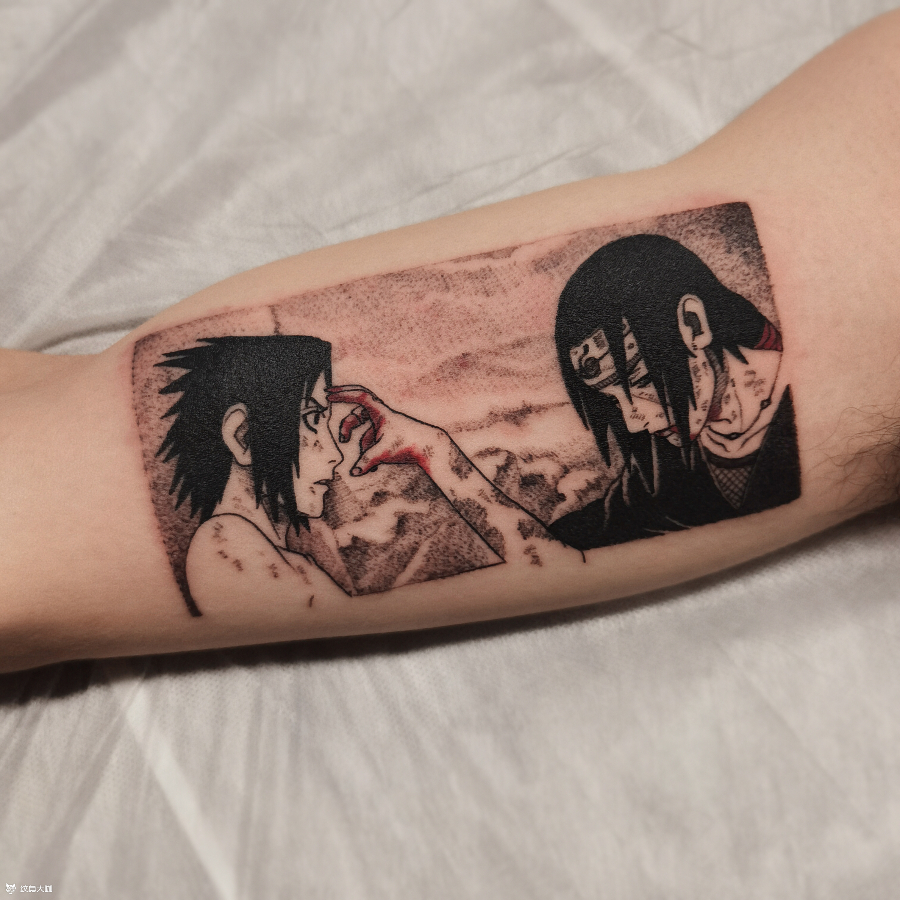 鼬神_纹身图案手稿图片_苍南的纹身作品集