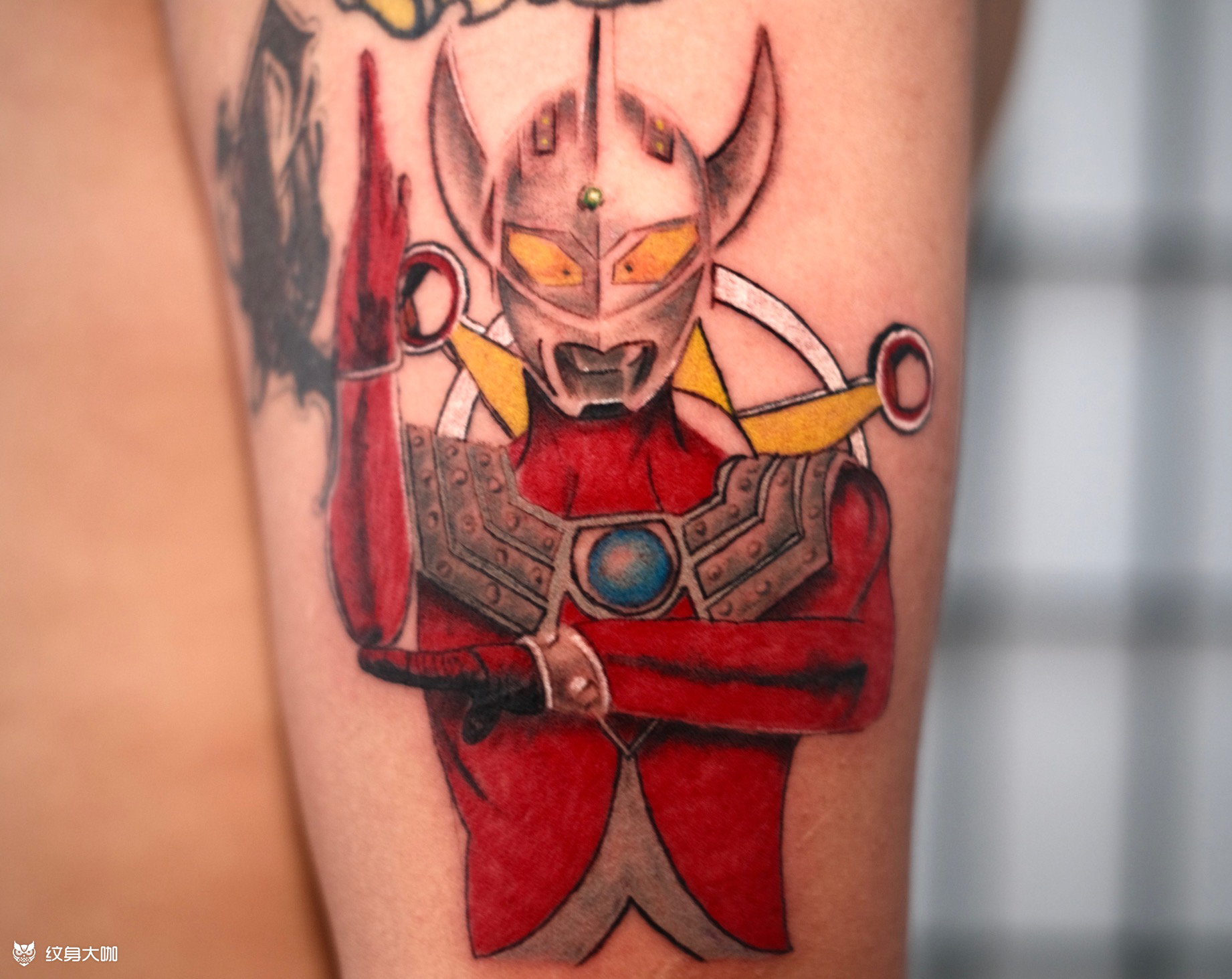 泰罗奥特曼_纹身图案手稿图片_黑耀～阿k的纹身作品集