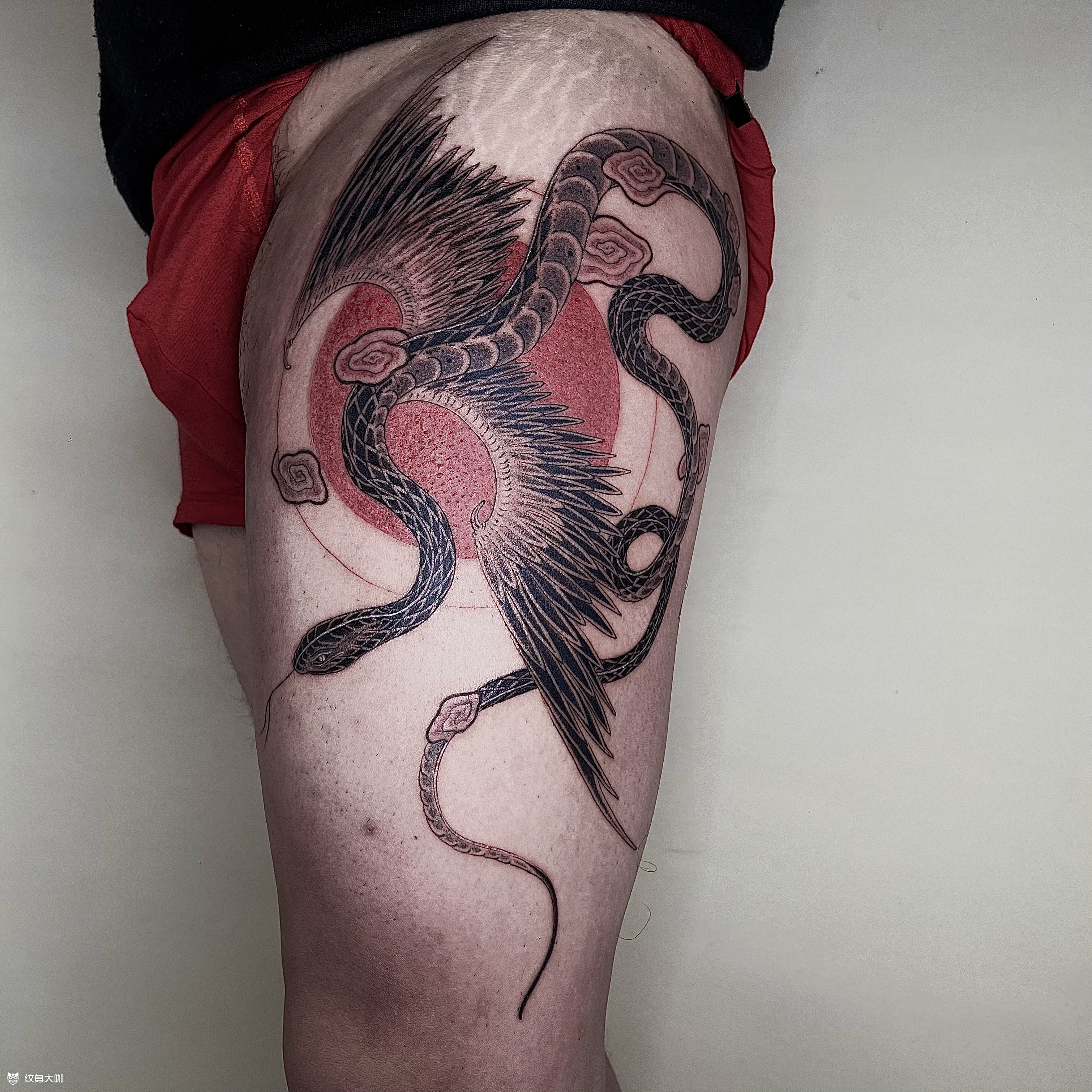 螣蛇_纹身图案手稿图片_不惑的纹身作品集