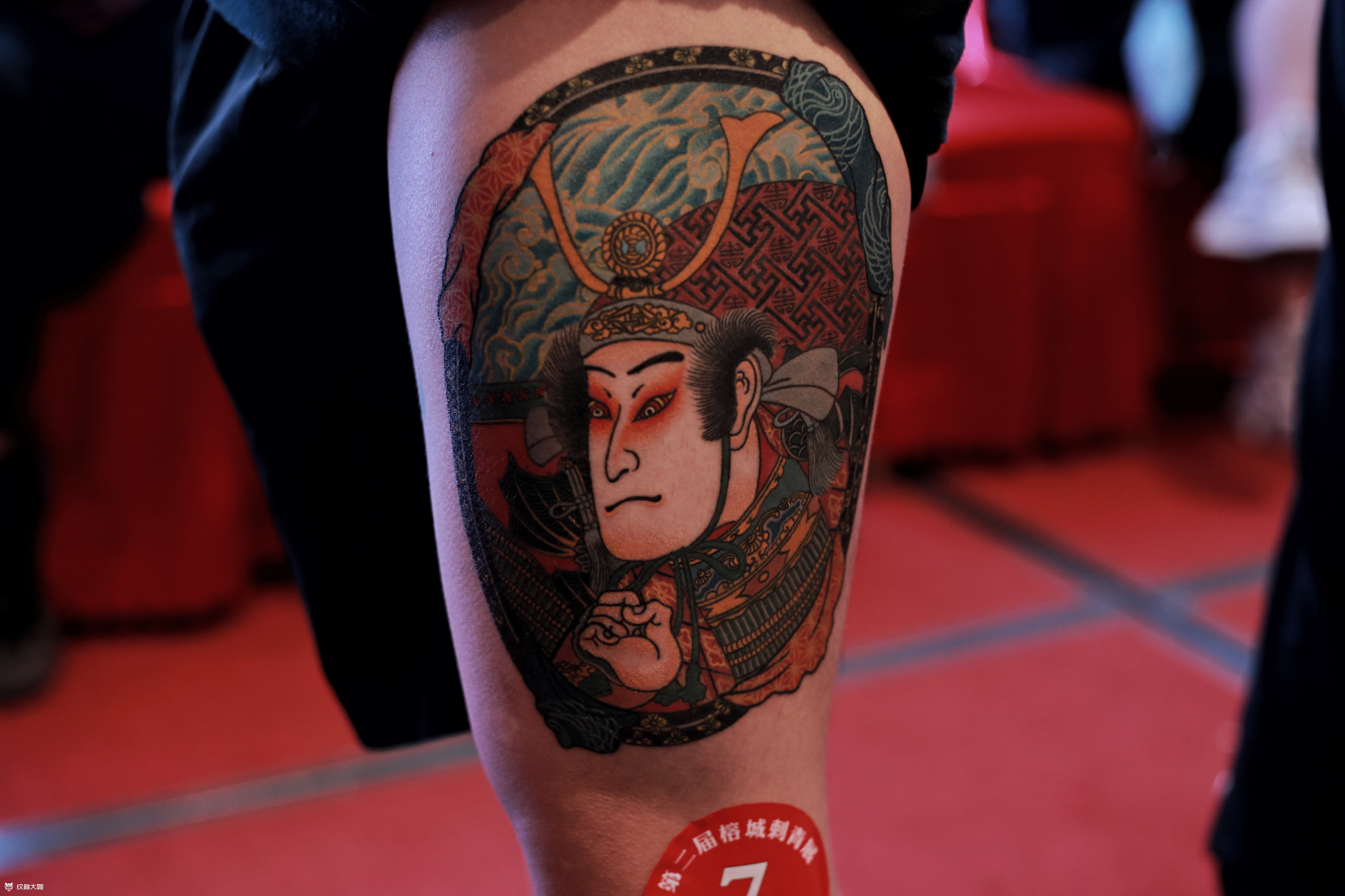 阿卓:日本武士_纹身图案手稿图片_雕朽一门的纹身作品集